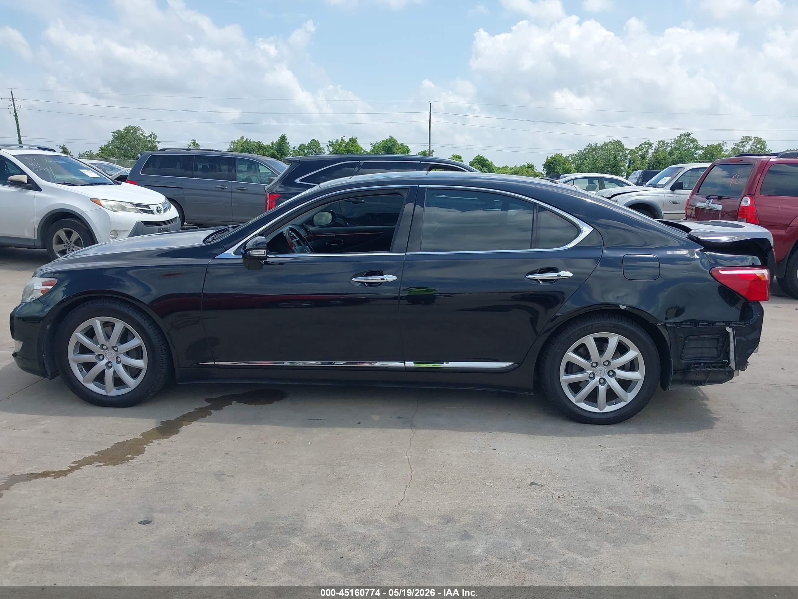 2012 Lexus Ls 460   Black vin: JTHBL5EF6C5111460