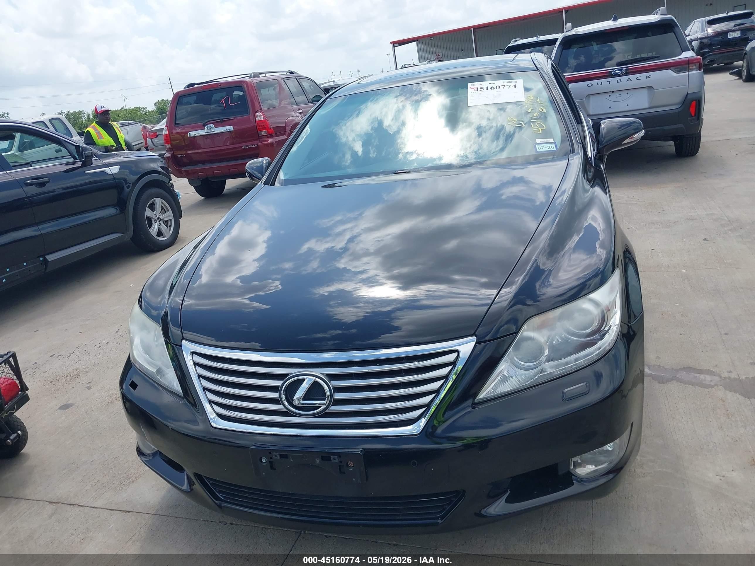 2012 Lexus Ls 460   Black vin: JTHBL5EF6C5111460