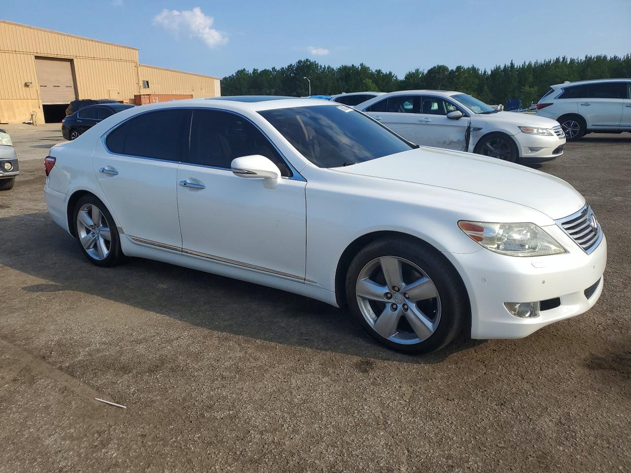 2012 Lexus Ls 460 Белый vin: JTHBL5EF6C5111801