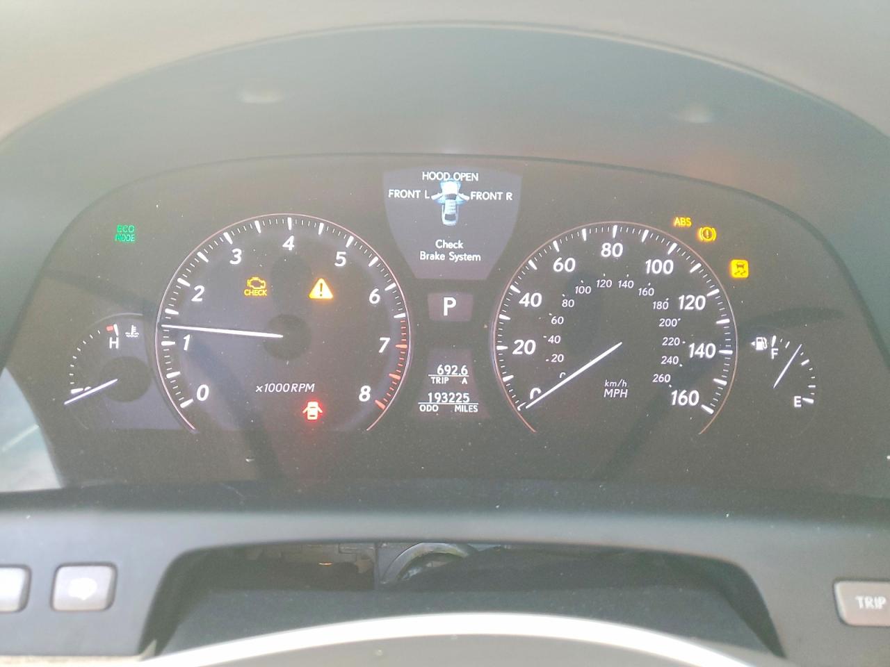2012 Lexus Ls 460 Белый vin: JTHBL5EF6C5111801