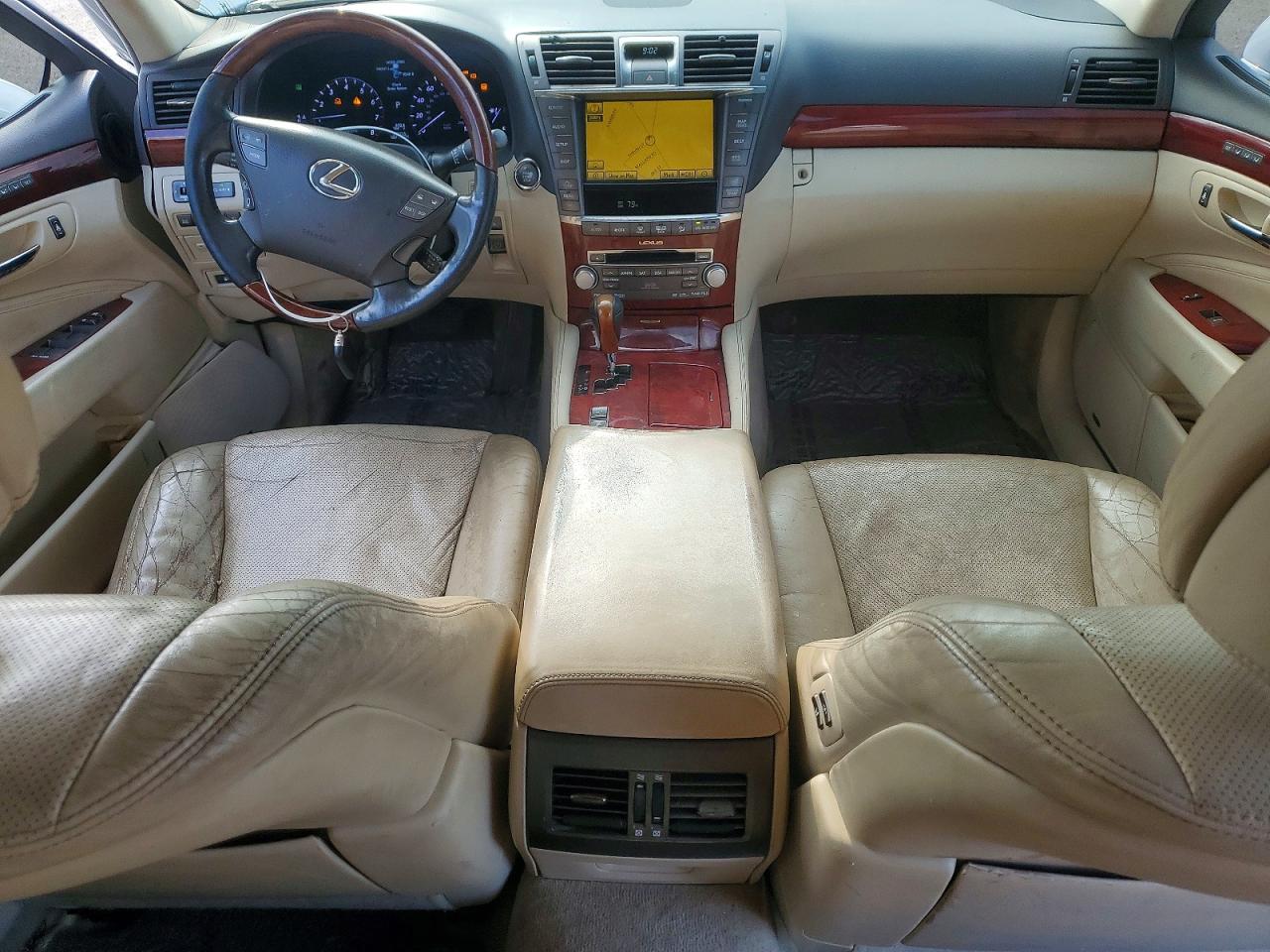2012 Lexus Ls 460 Белый vin: JTHBL5EF6C5111801