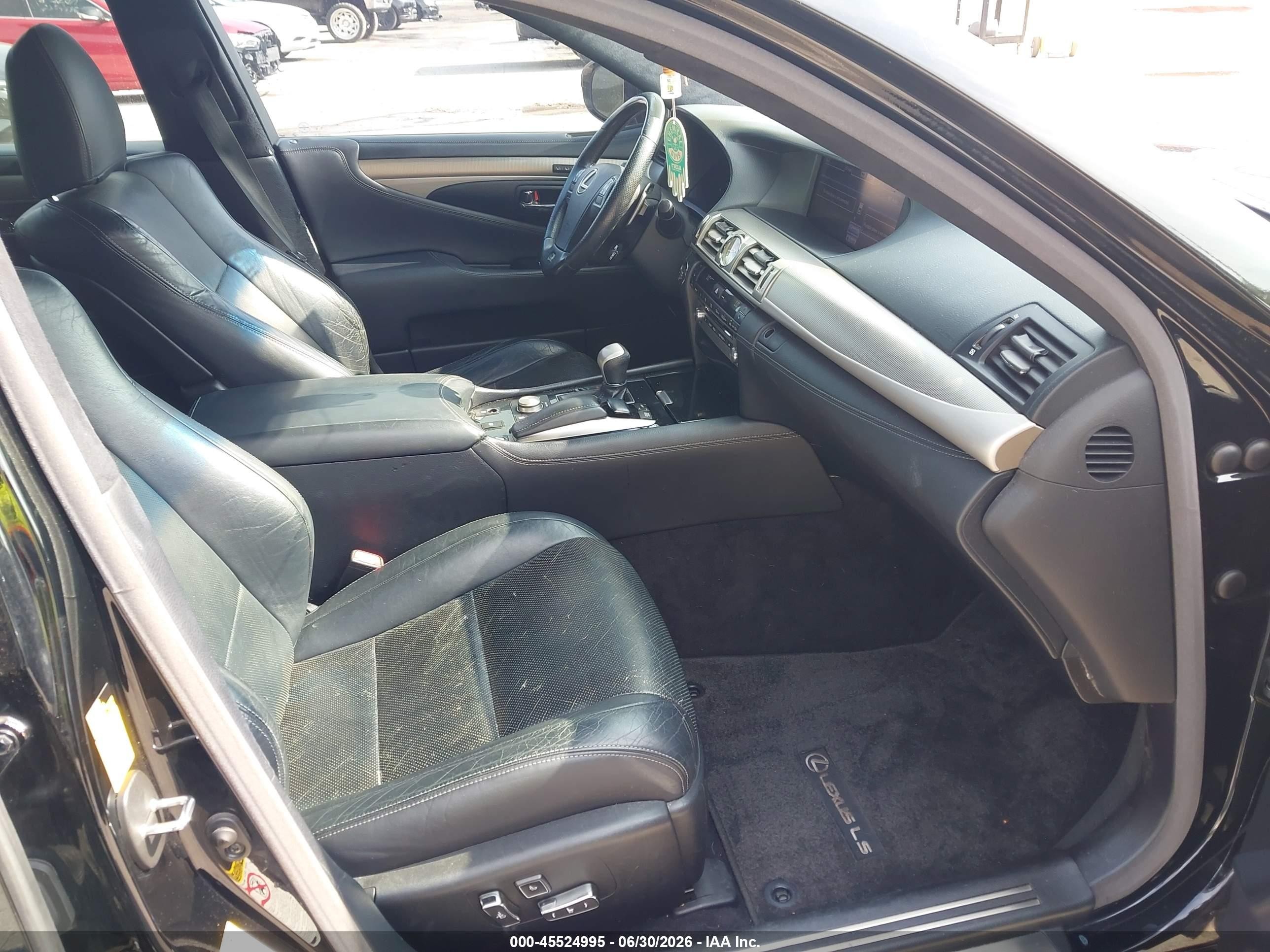 2014 Lexus Ls 460 Sport Black vin: JTHBL5EF6E5125216