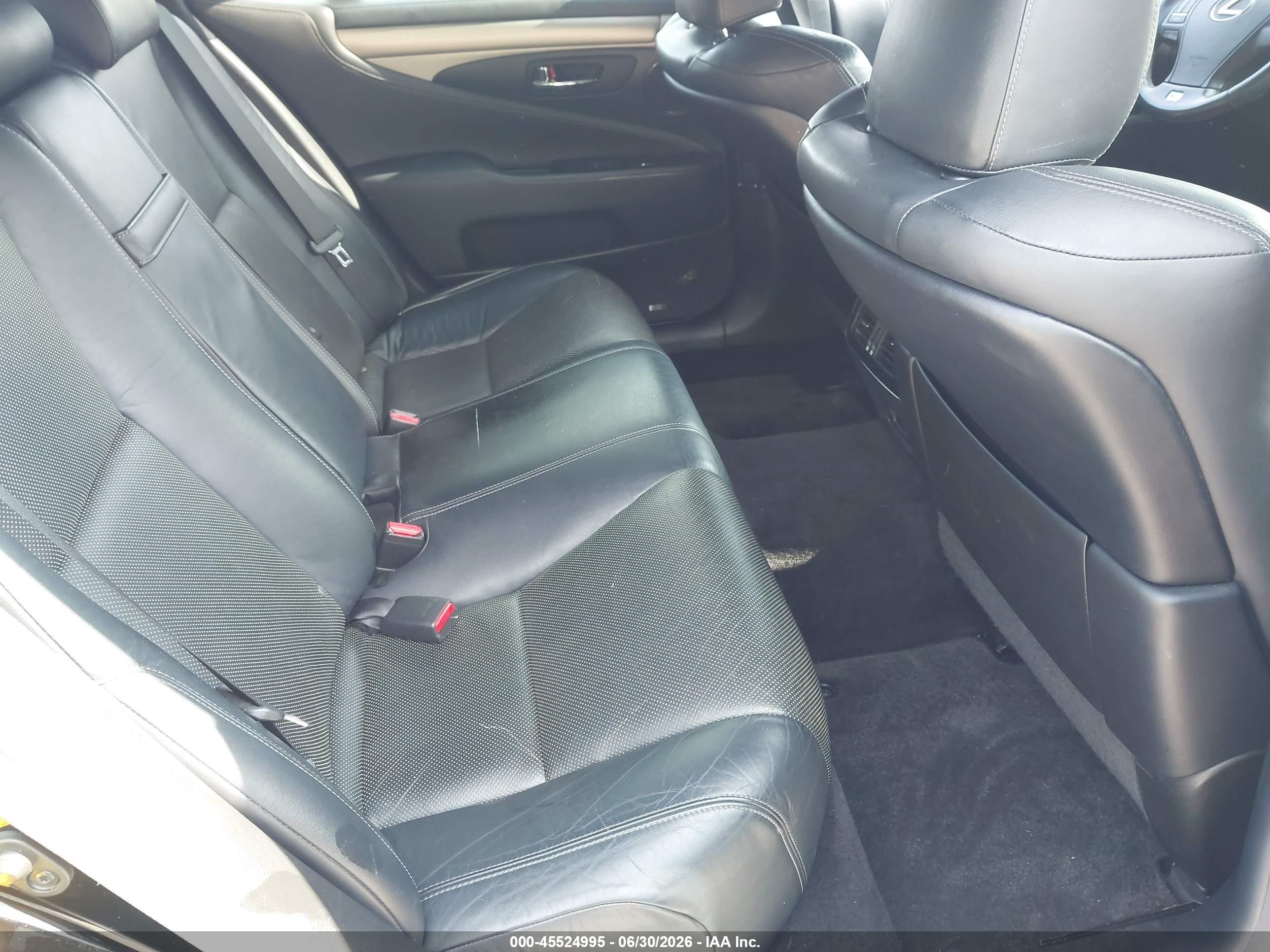 2014 Lexus Ls 460 Sport Black vin: JTHBL5EF6E5125216