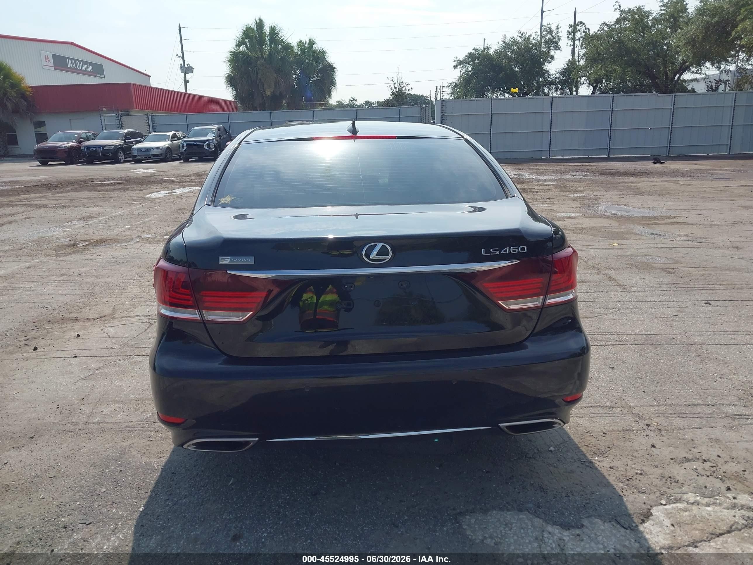 2014 Lexus Ls 460 Sport Black vin: JTHBL5EF6E5125216