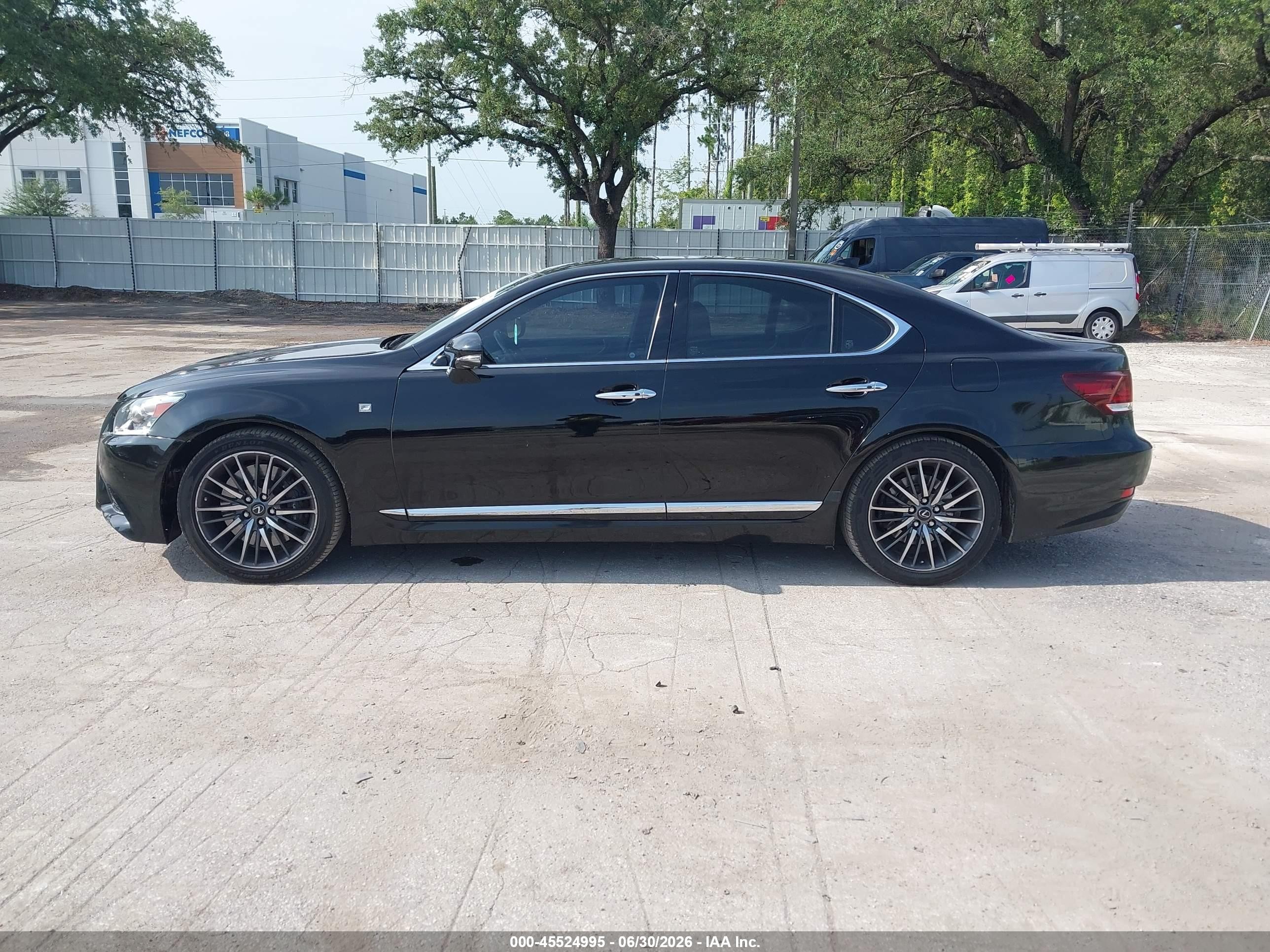 2014 Lexus Ls 460 Sport Black vin: JTHBL5EF6E5125216