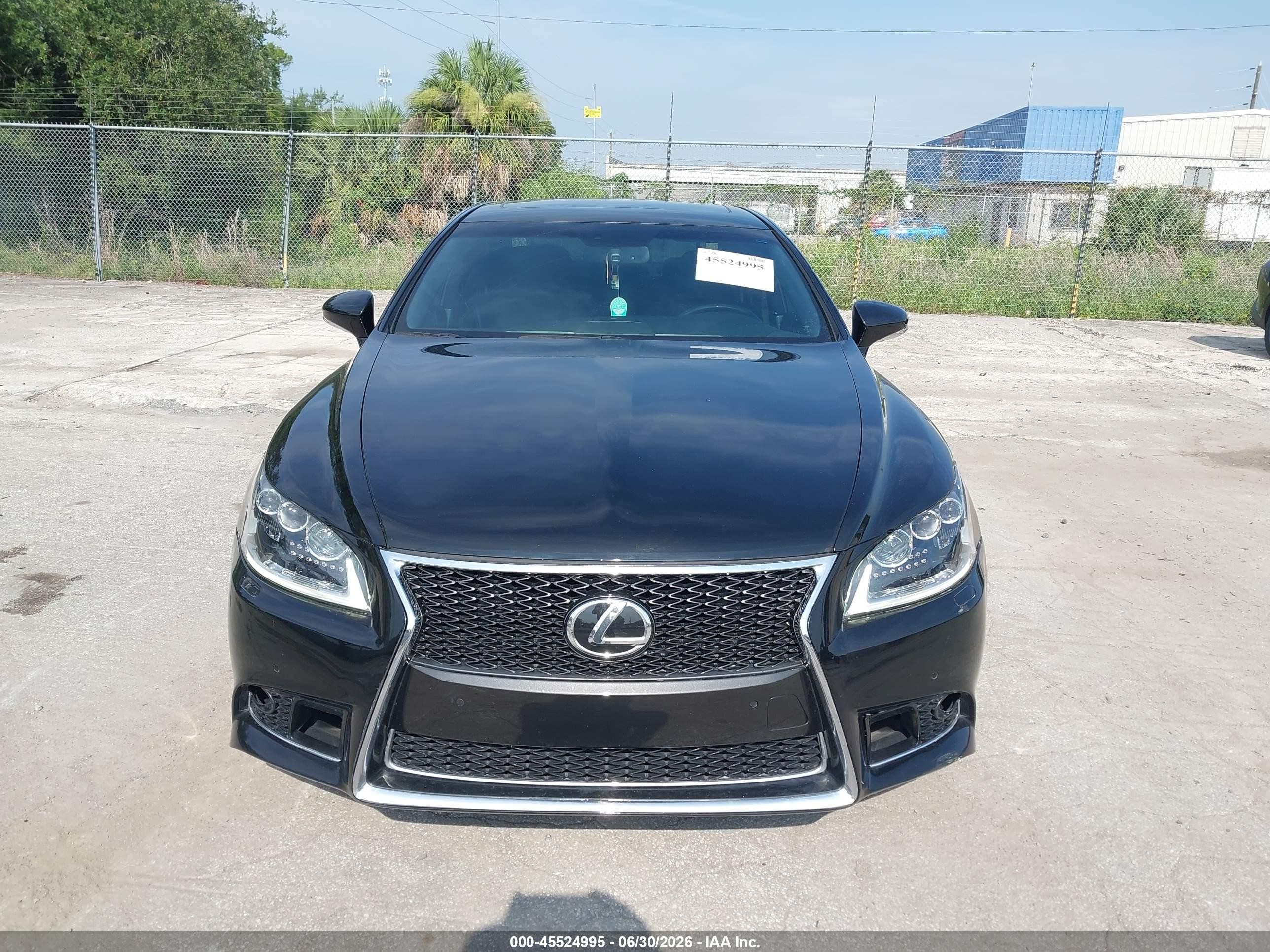 2014 Lexus Ls 460 Sport Black vin: JTHBL5EF6E5125216
