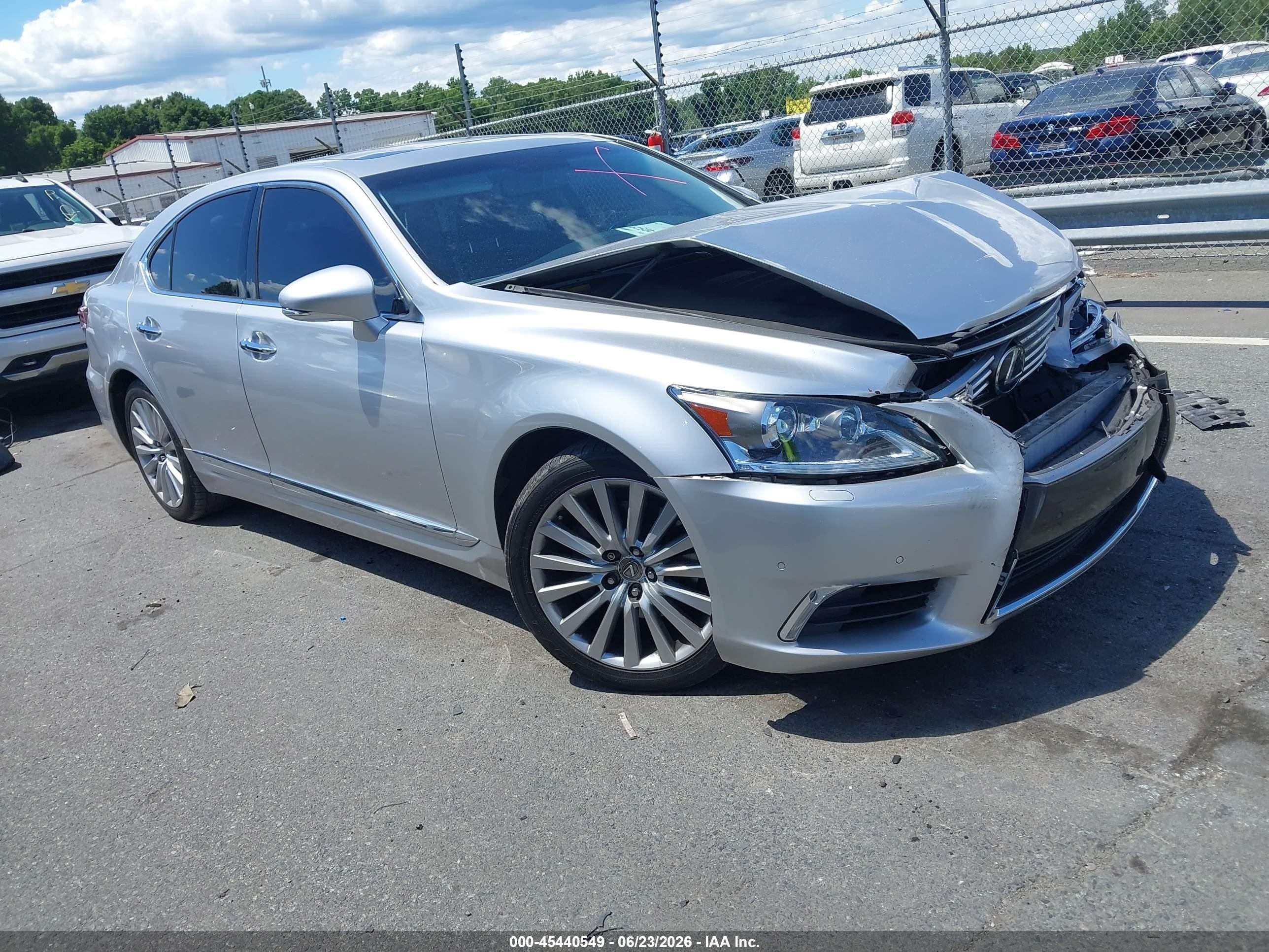 2014 Lexus Ls 460   Silver vin: JTHBL5EF6E5129198