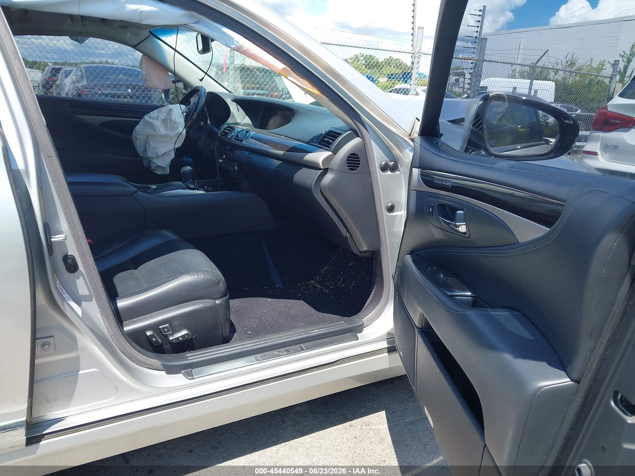 2014 Lexus Ls 460   Silver vin: JTHBL5EF6E5129198