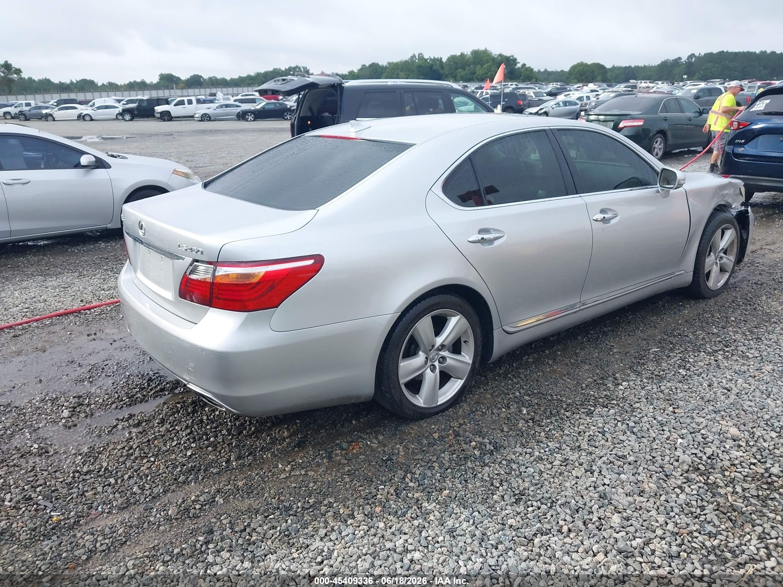 2010 Lexus Ls 460   Silver vin: JTHBL5EF7A5092558