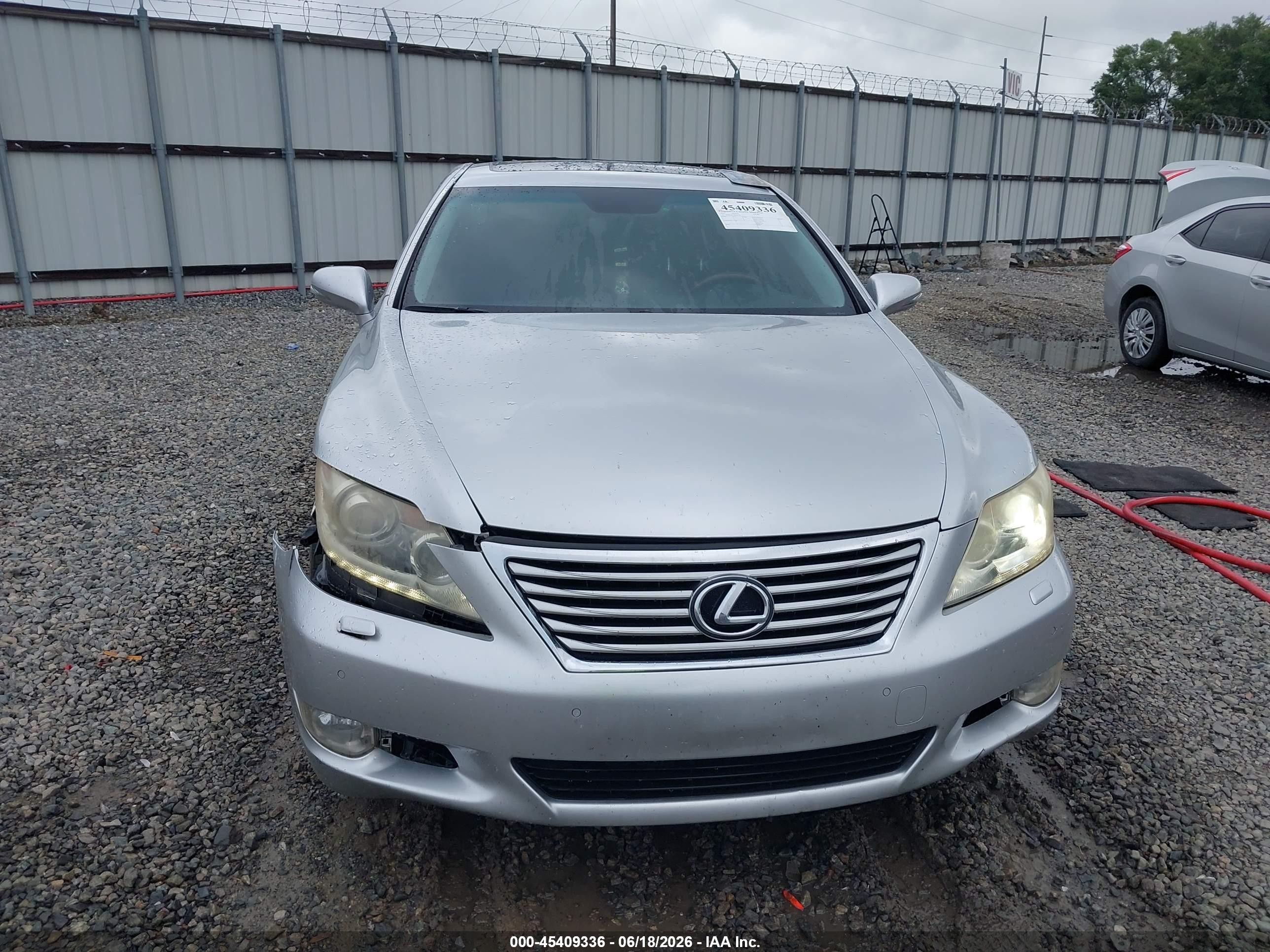 2010 Lexus Ls 460   Silver vin: JTHBL5EF7A5092558