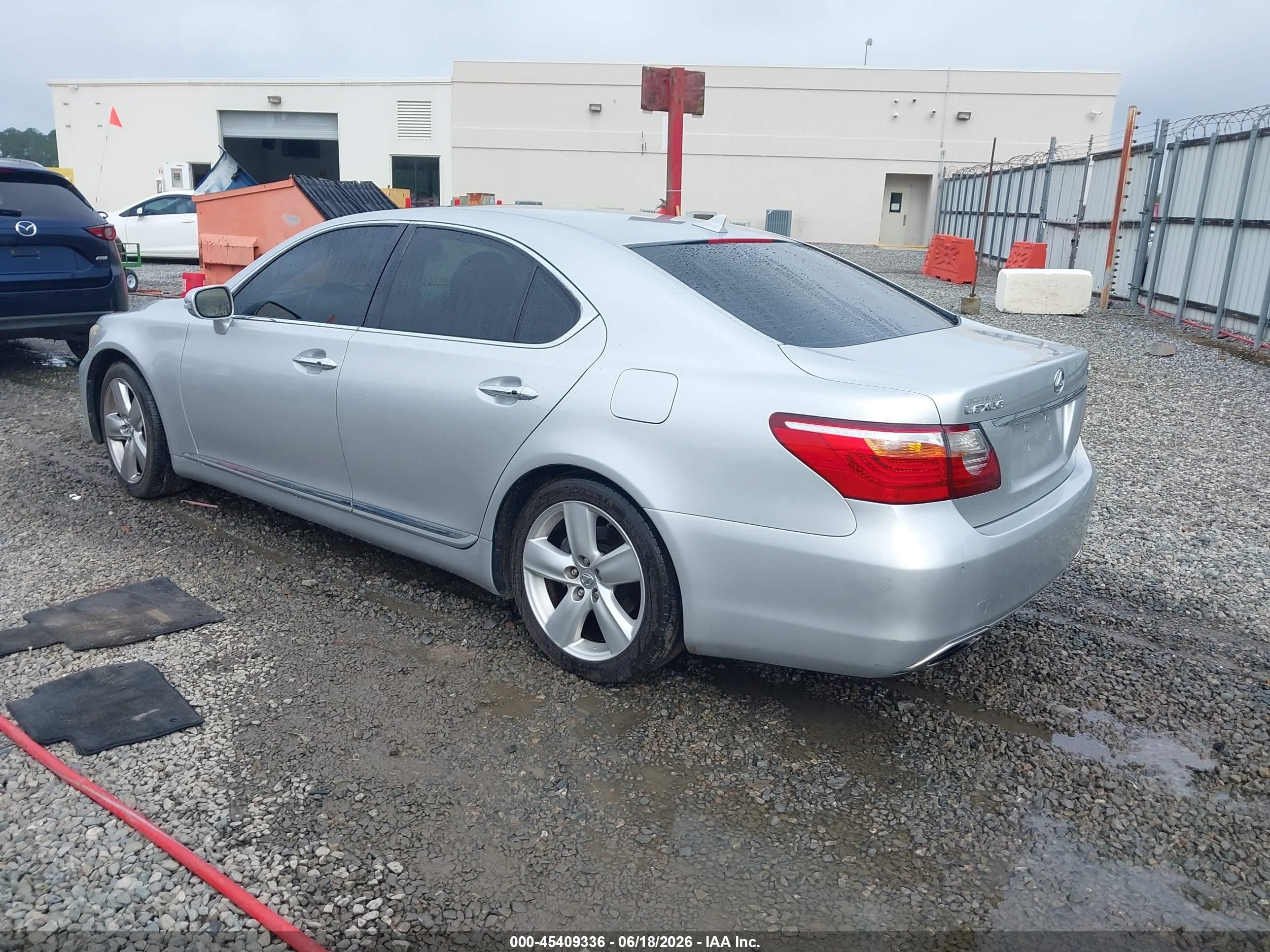 2010 Lexus Ls 460   Silver vin: JTHBL5EF7A5092558