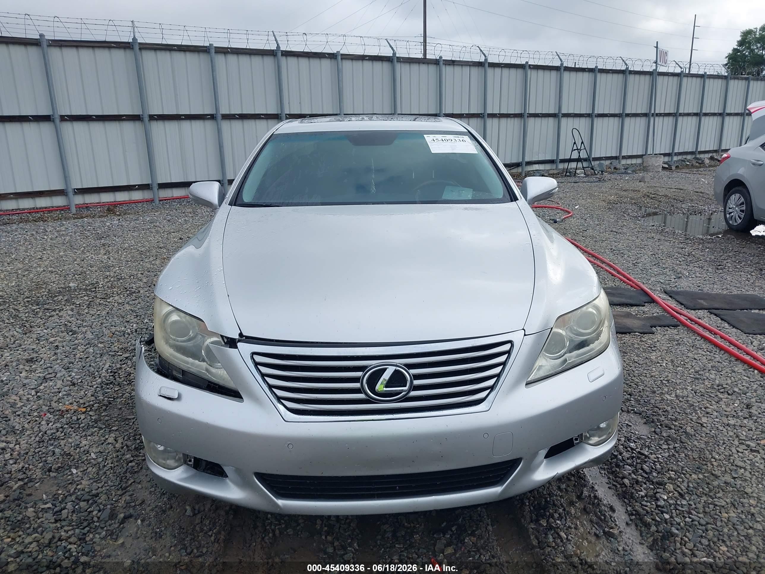 2010 Lexus Ls 460   Silver vin: JTHBL5EF7A5092558