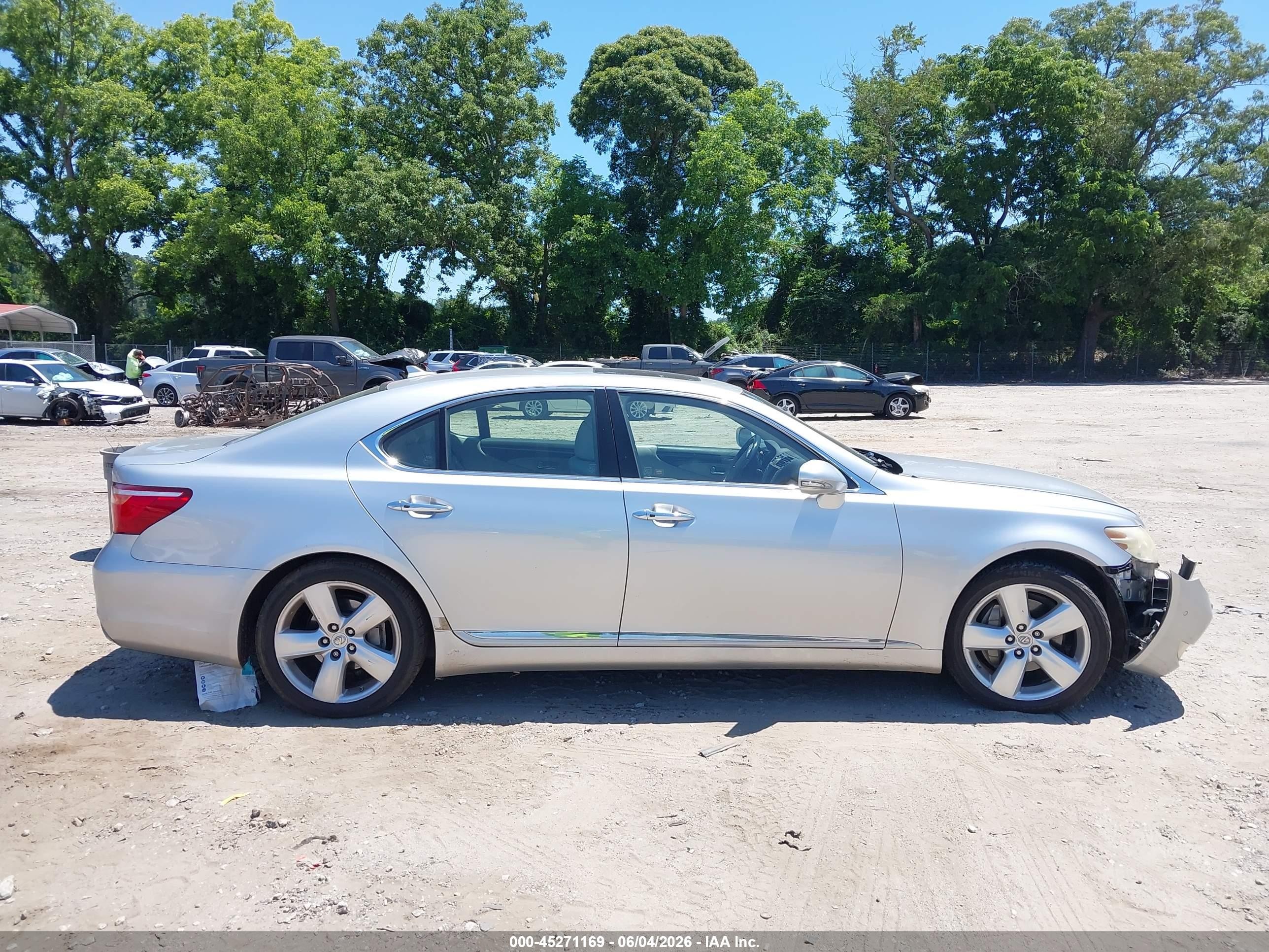 2010 Lexus Ls 460   Silver vin: JTHBL5EF7A5092978