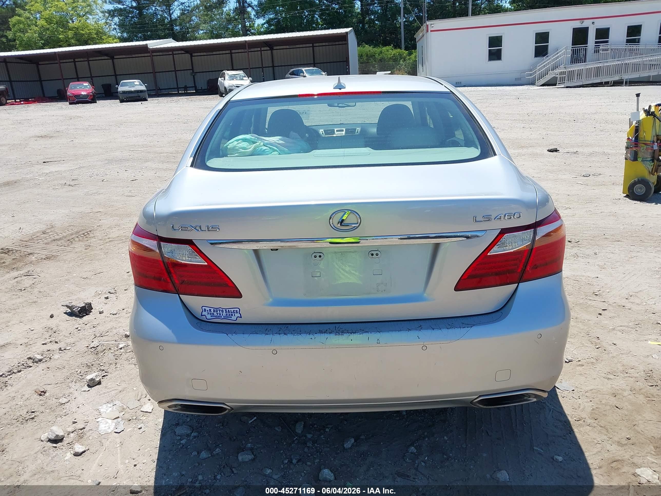 2010 Lexus Ls 460   Silver vin: JTHBL5EF7A5092978
