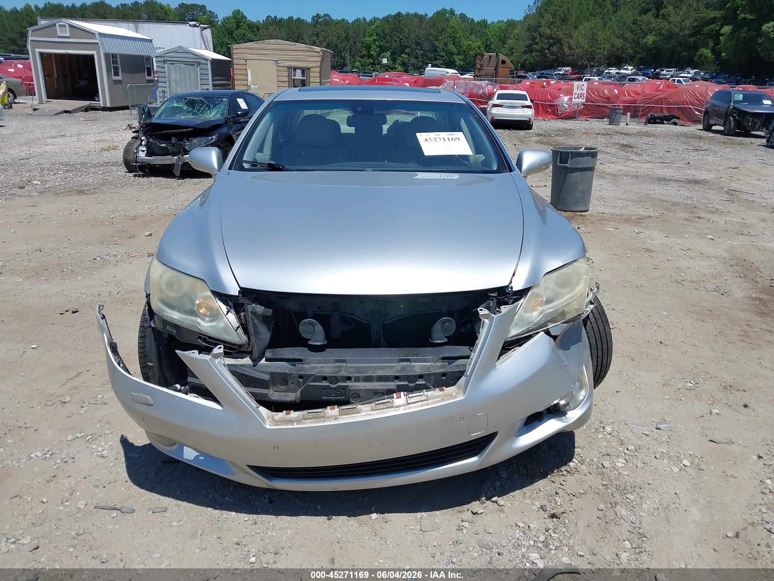 2010 Lexus Ls 460   Silver vin: JTHBL5EF7A5092978