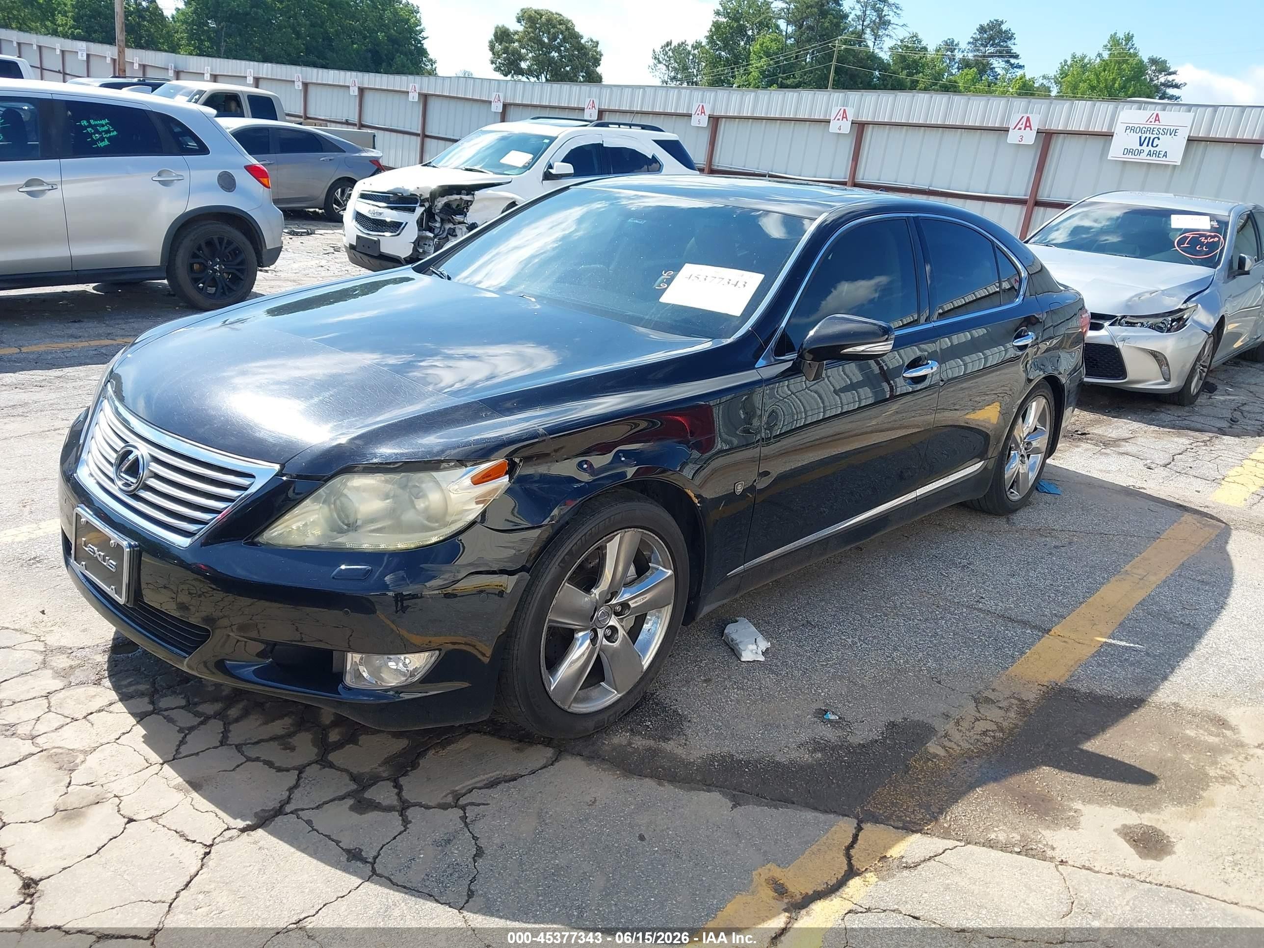 2010 Lexus Ls 460   Gray vin: JTHBL5EF7A5094634