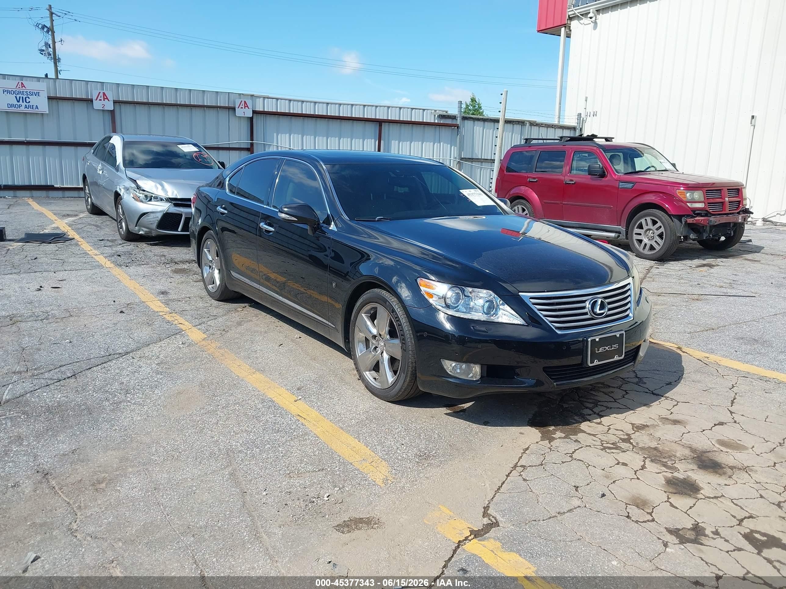 2010 Lexus Ls 460   Gray vin: JTHBL5EF7A5094634