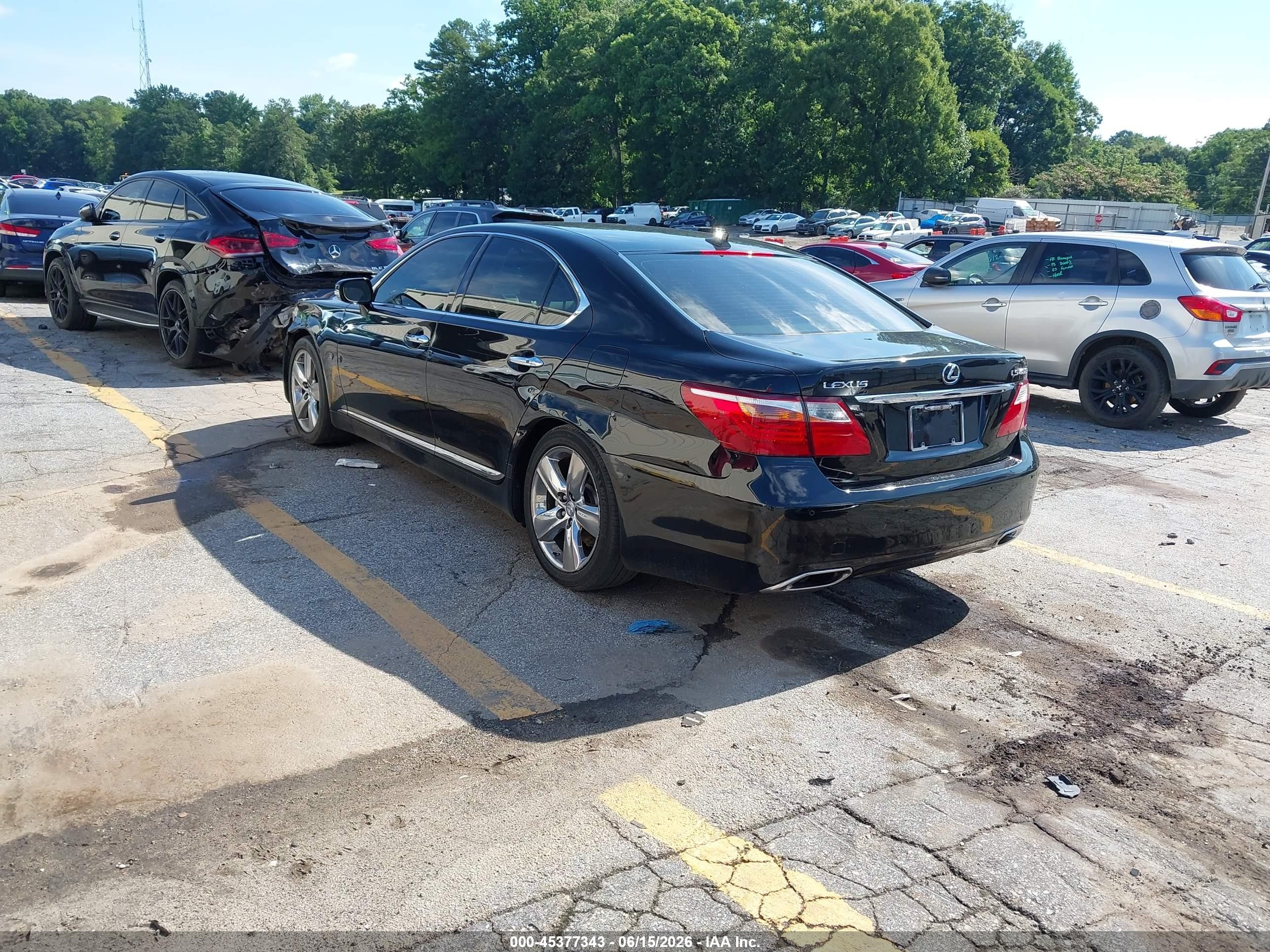 2010 Lexus Ls 460   Gray vin: JTHBL5EF7A5094634
