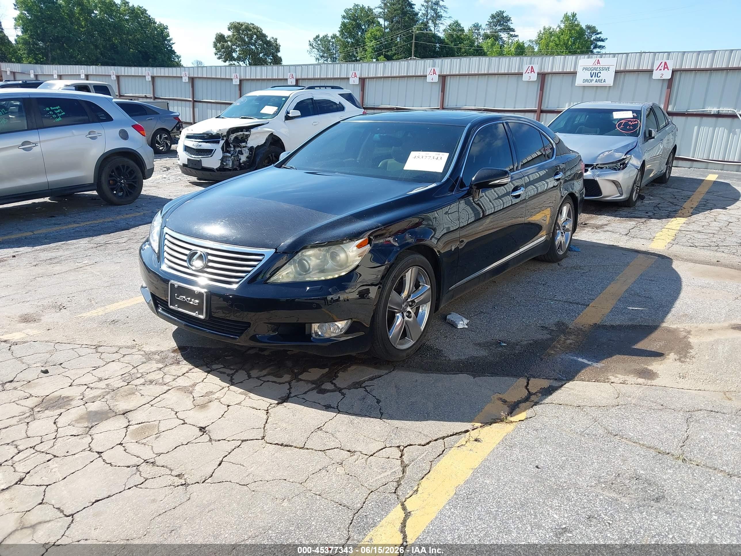 2010 Lexus Ls 460   Gray vin: JTHBL5EF7A5094634