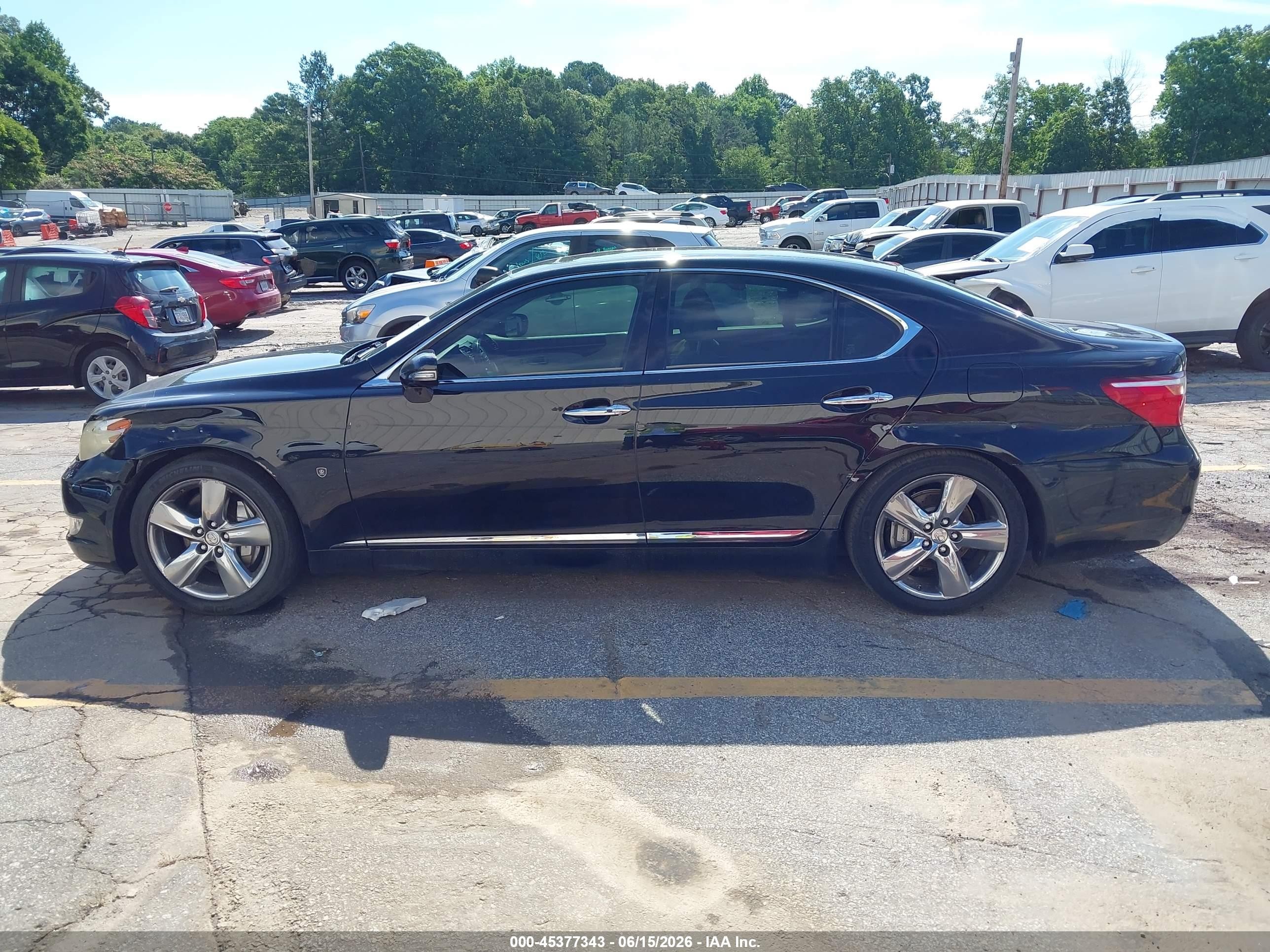 2010 Lexus Ls 460   Gray vin: JTHBL5EF7A5094634