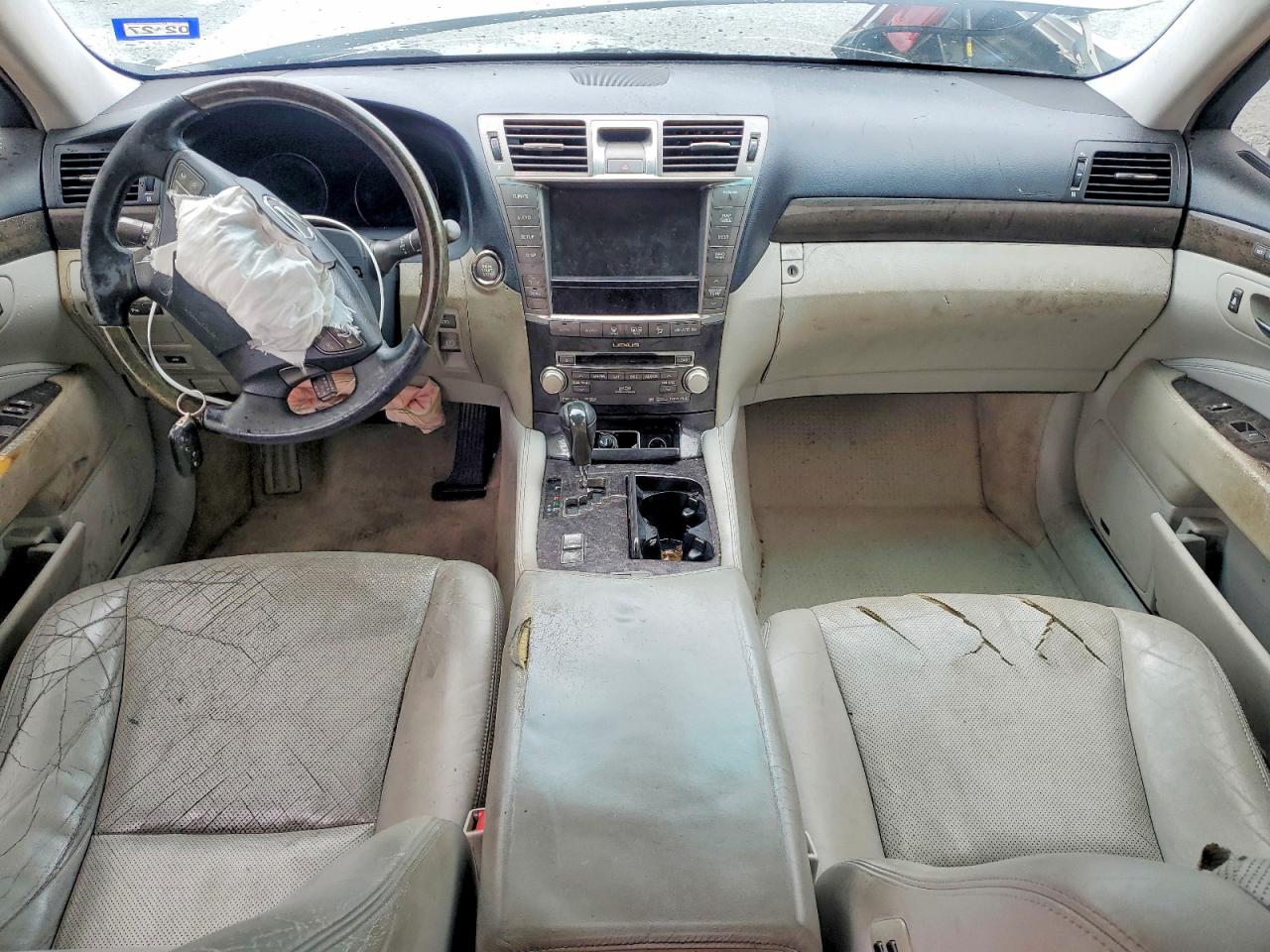 2011 Lexus Ls 460 Cream vin: JTHBL5EF7B5103088