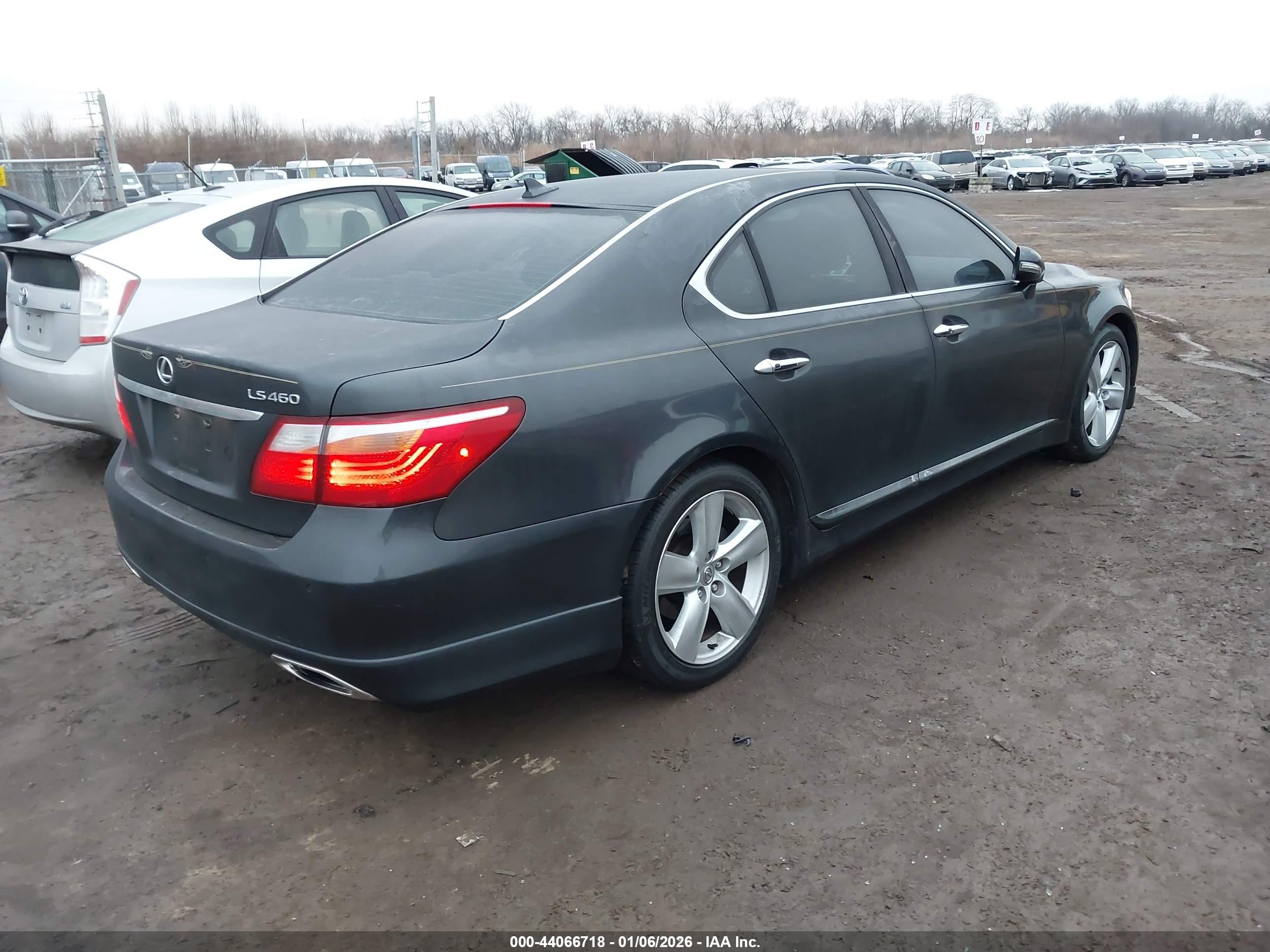 2011 Lexus Ls 460   Серый vin: JTHBL5EF7B5107528