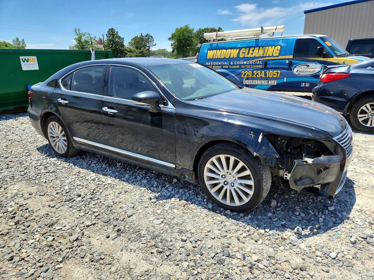 2013 Lexus Ls 460 Черный vin: JTHBL5EF7D5115924