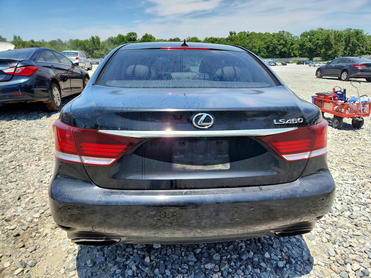 2013 Lexus Ls 460 Черный vin: JTHBL5EF7D5115924