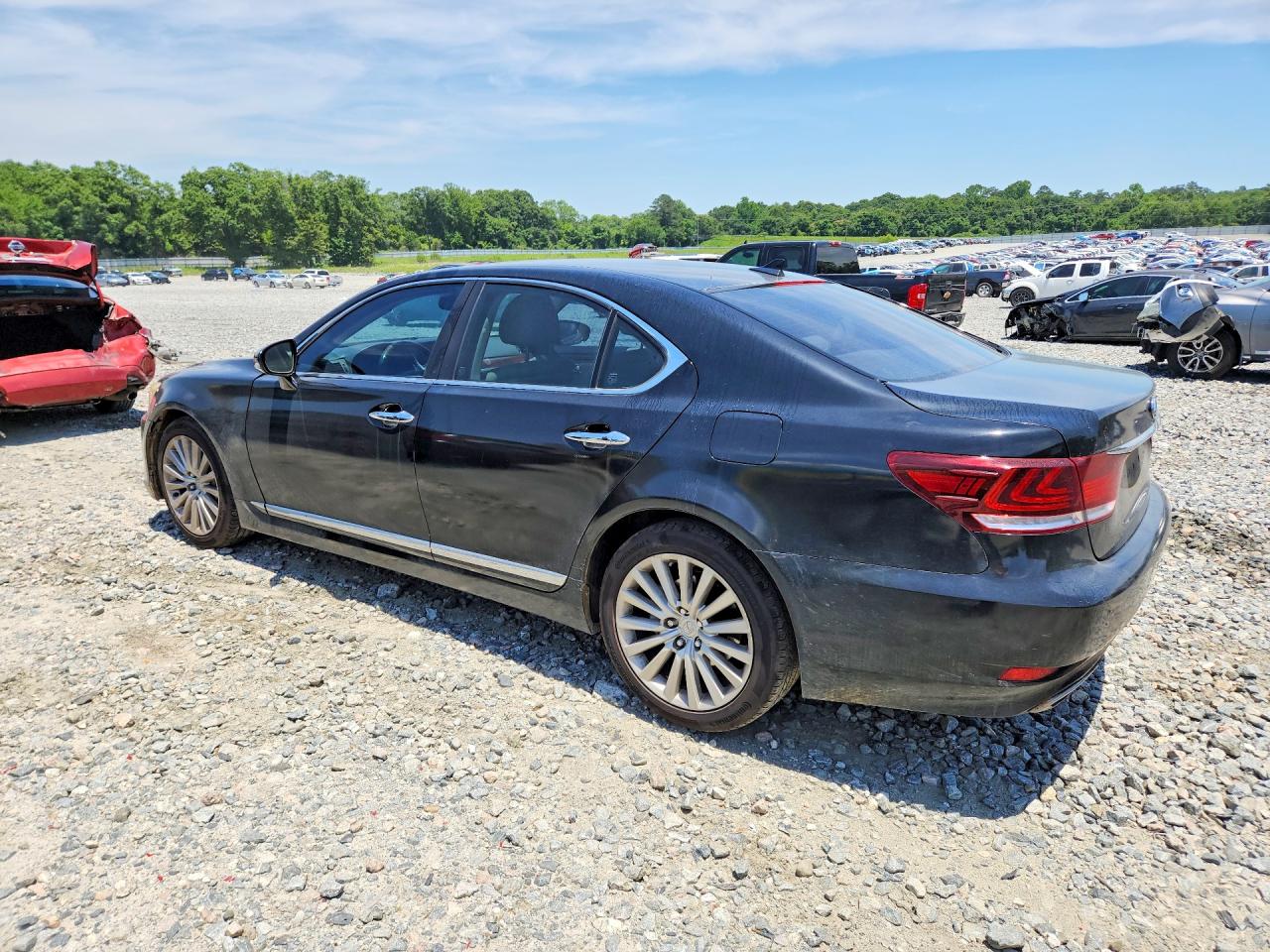 2013 Lexus Ls 460 Черный vin: JTHBL5EF7D5115924