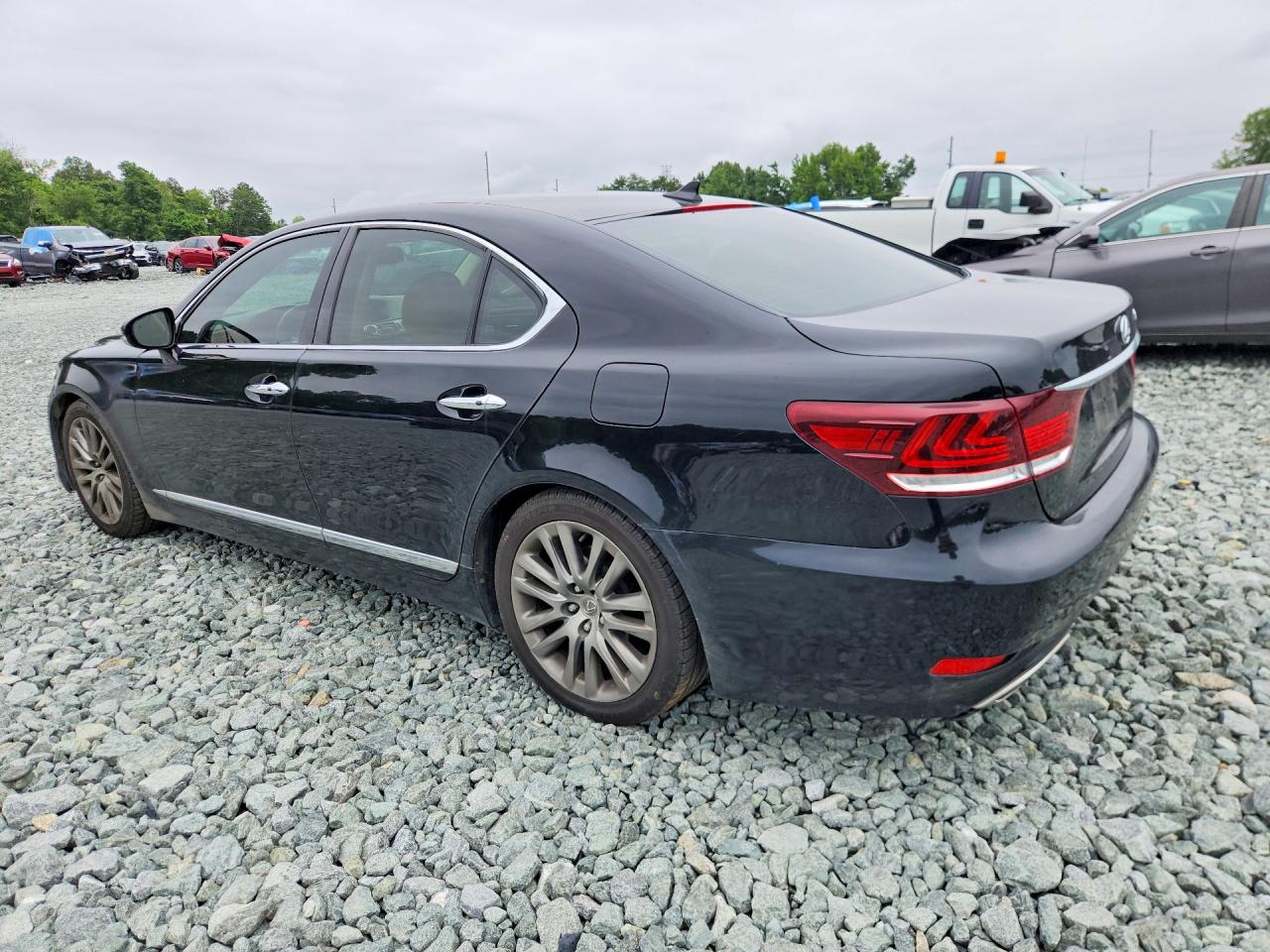 2013 Lexus Ls 460 Black vin: JTHBL5EF7D5121173