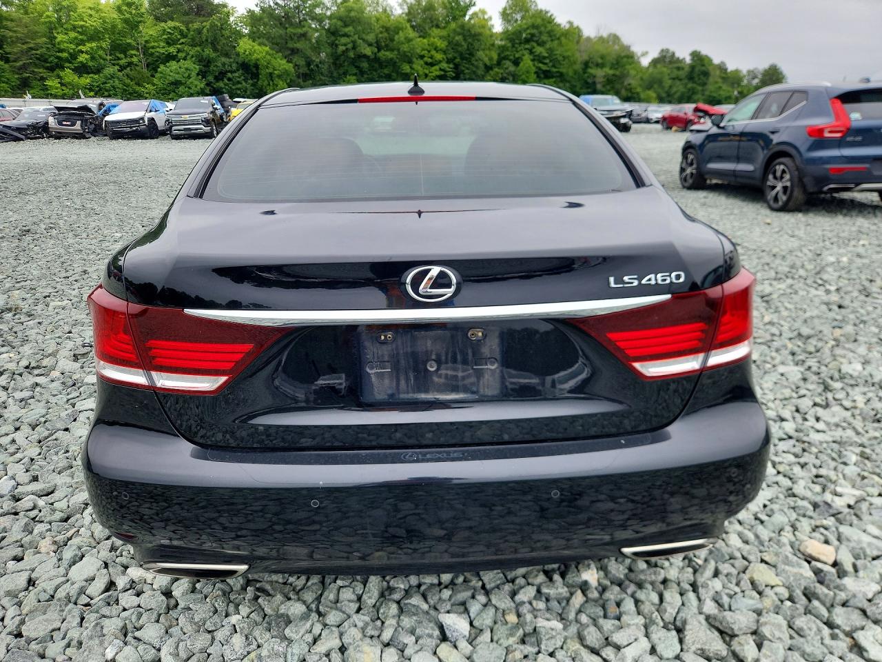 2013 Lexus Ls 460 Black vin: JTHBL5EF7D5121173