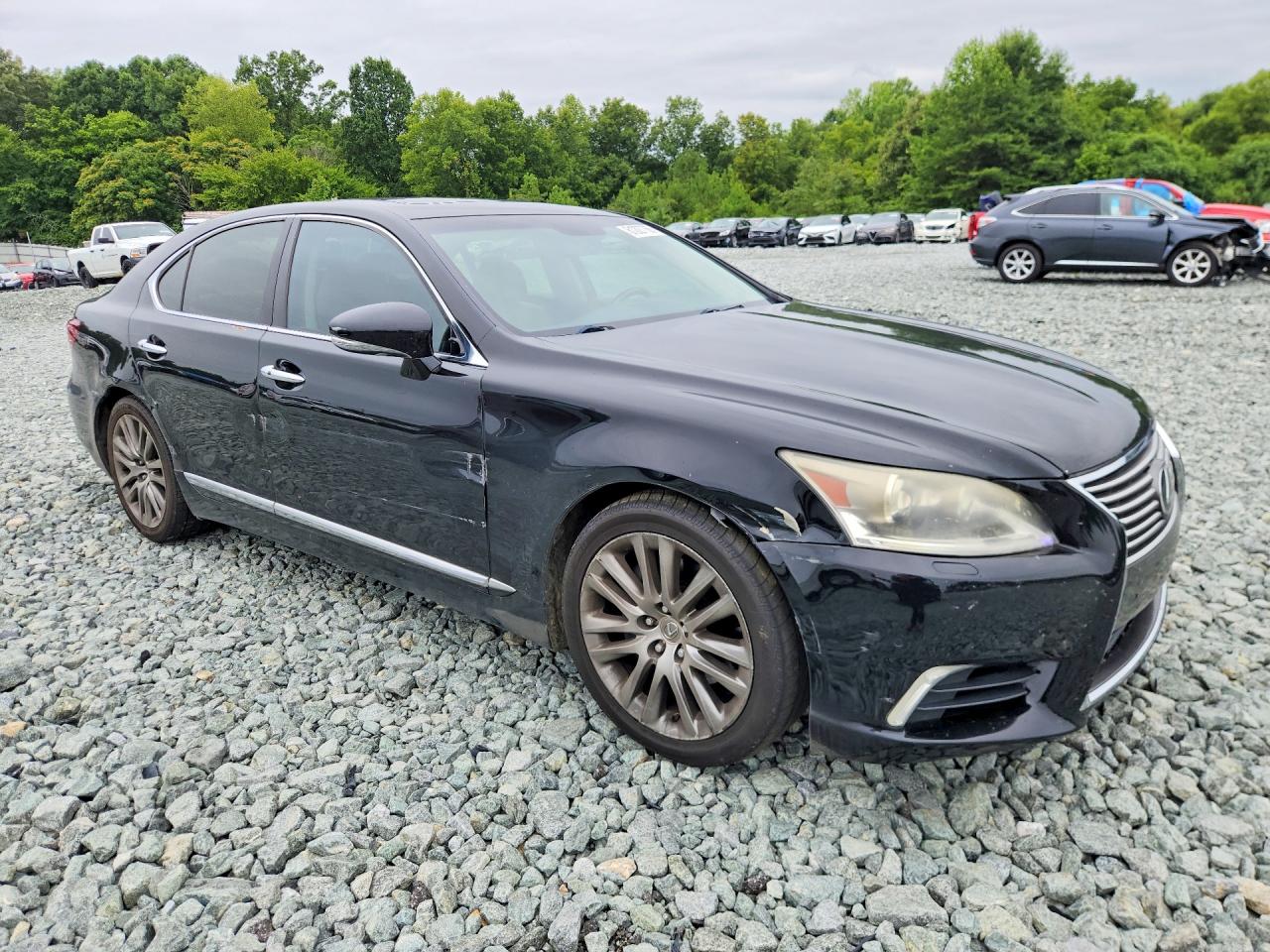 2013 Lexus Ls 460 Black vin: JTHBL5EF7D5121173