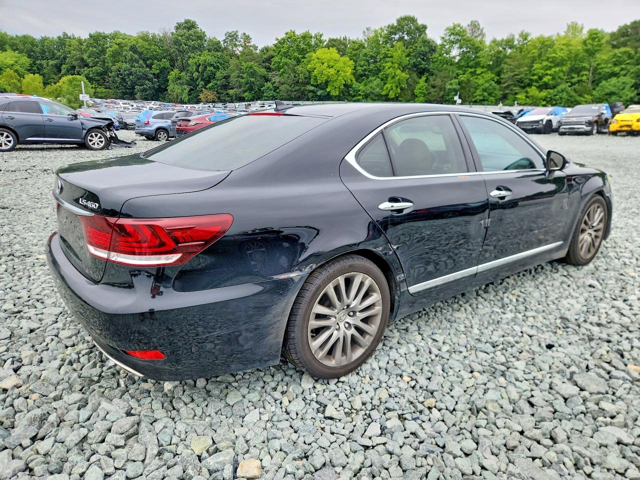 2013 Lexus Ls 460 Black vin: JTHBL5EF7D5121173