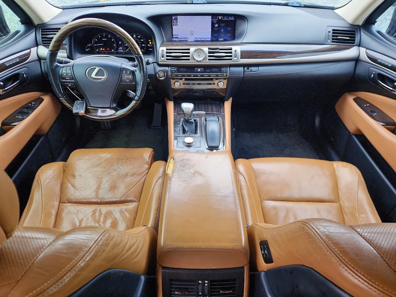 2013 Lexus Ls 460 Black vin: JTHBL5EF7D5121173