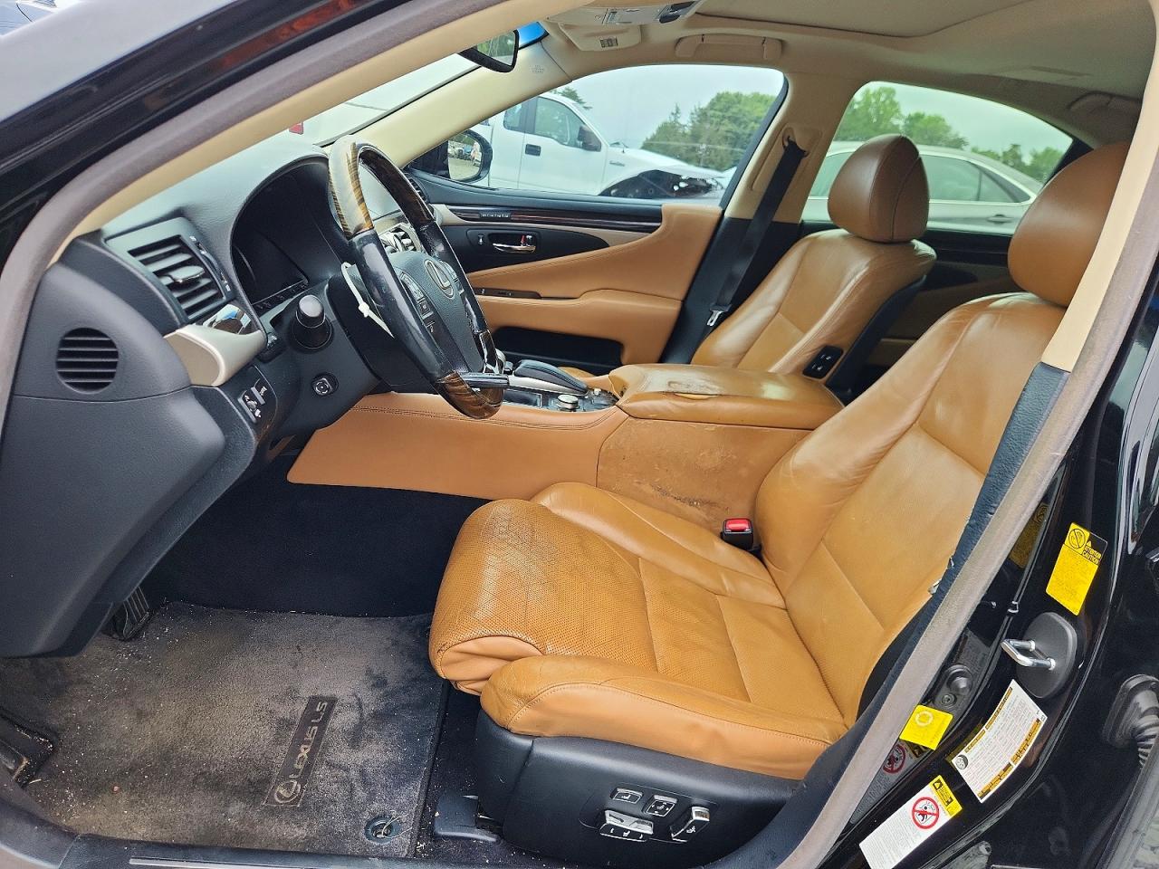 2013 Lexus Ls 460 Black vin: JTHBL5EF7D5121173