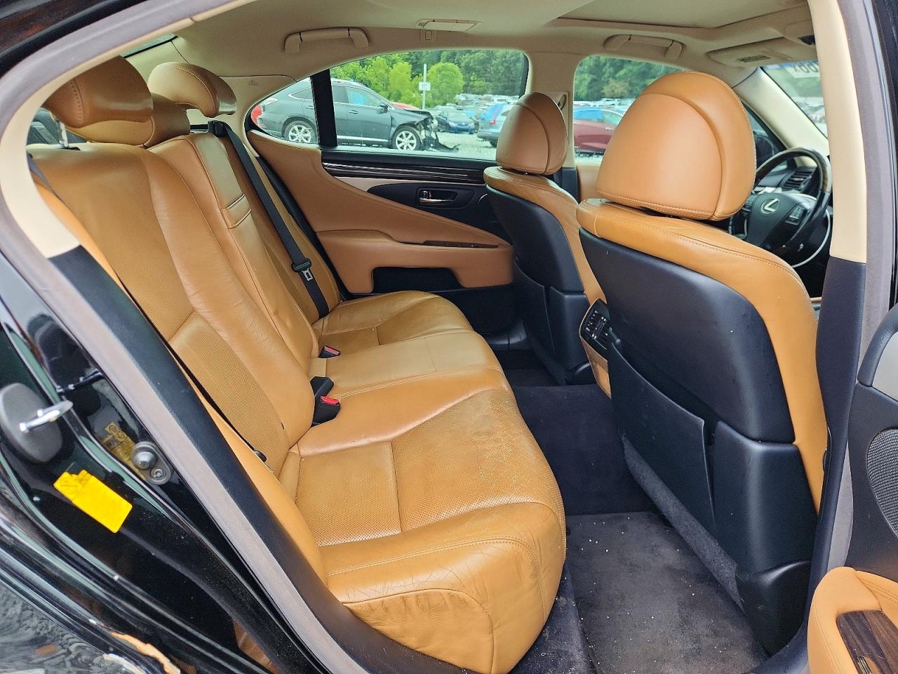 2013 Lexus Ls 460 Black vin: JTHBL5EF7D5121173