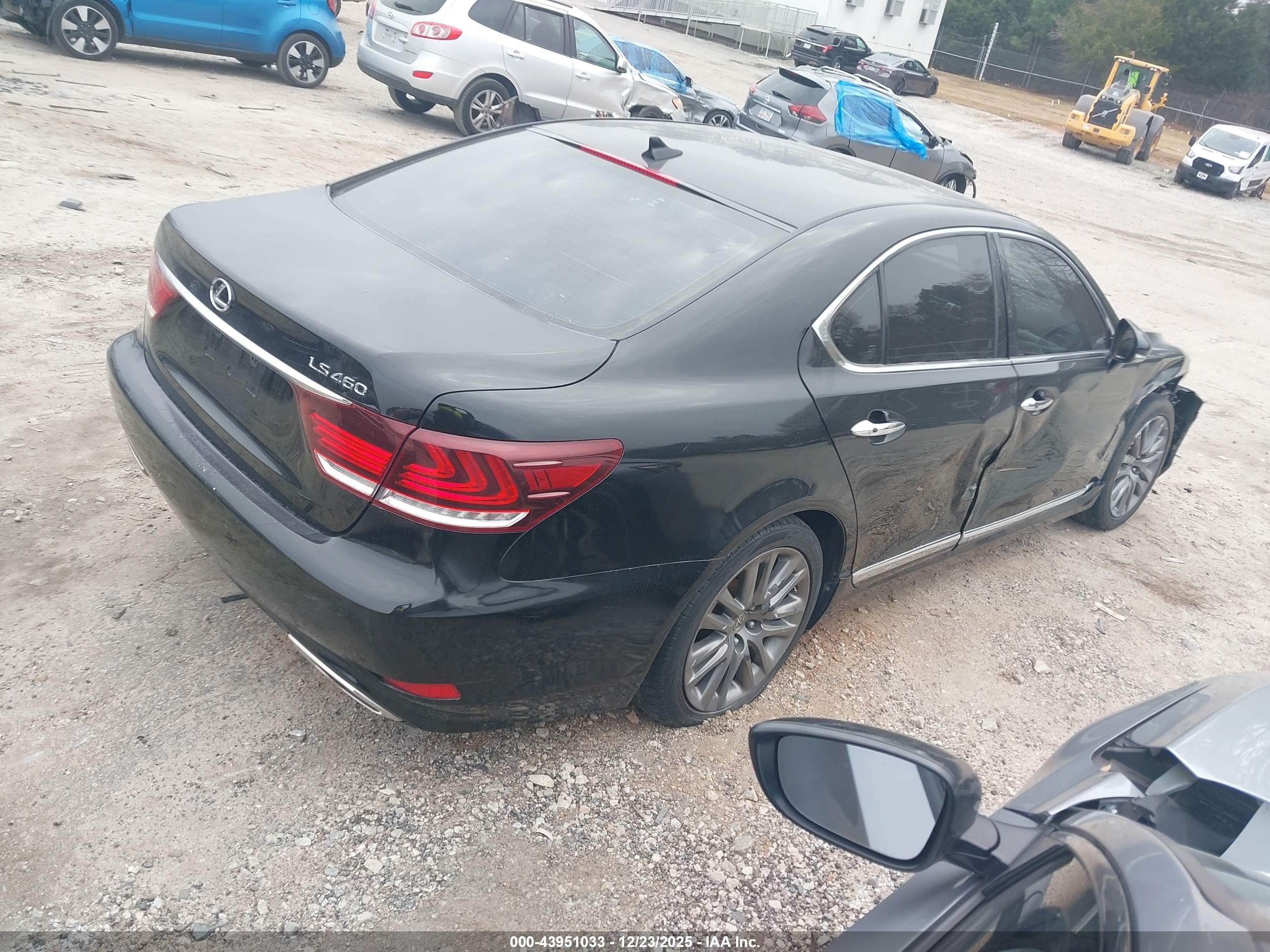 2013 Lexus Ls 460   Black vin: JTHBL5EF7D5123831