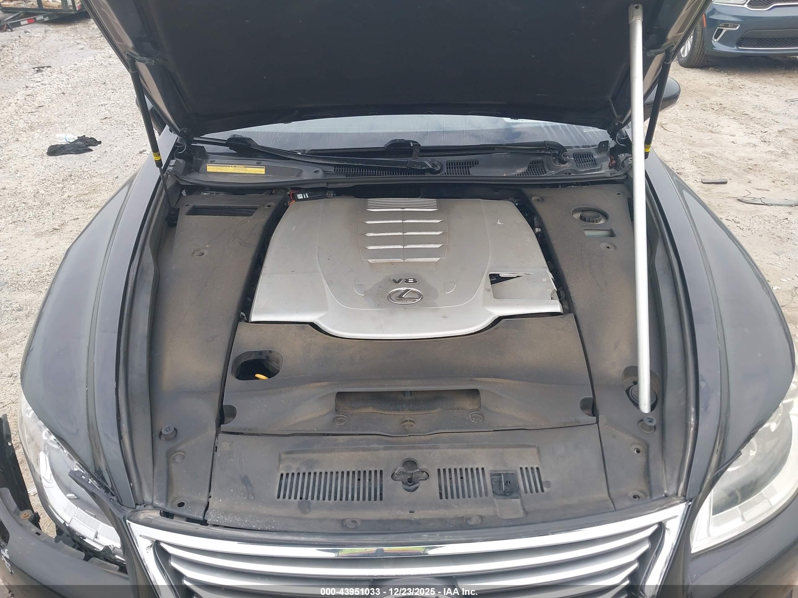 2013 Lexus Ls 460   Black vin: JTHBL5EF7D5123831