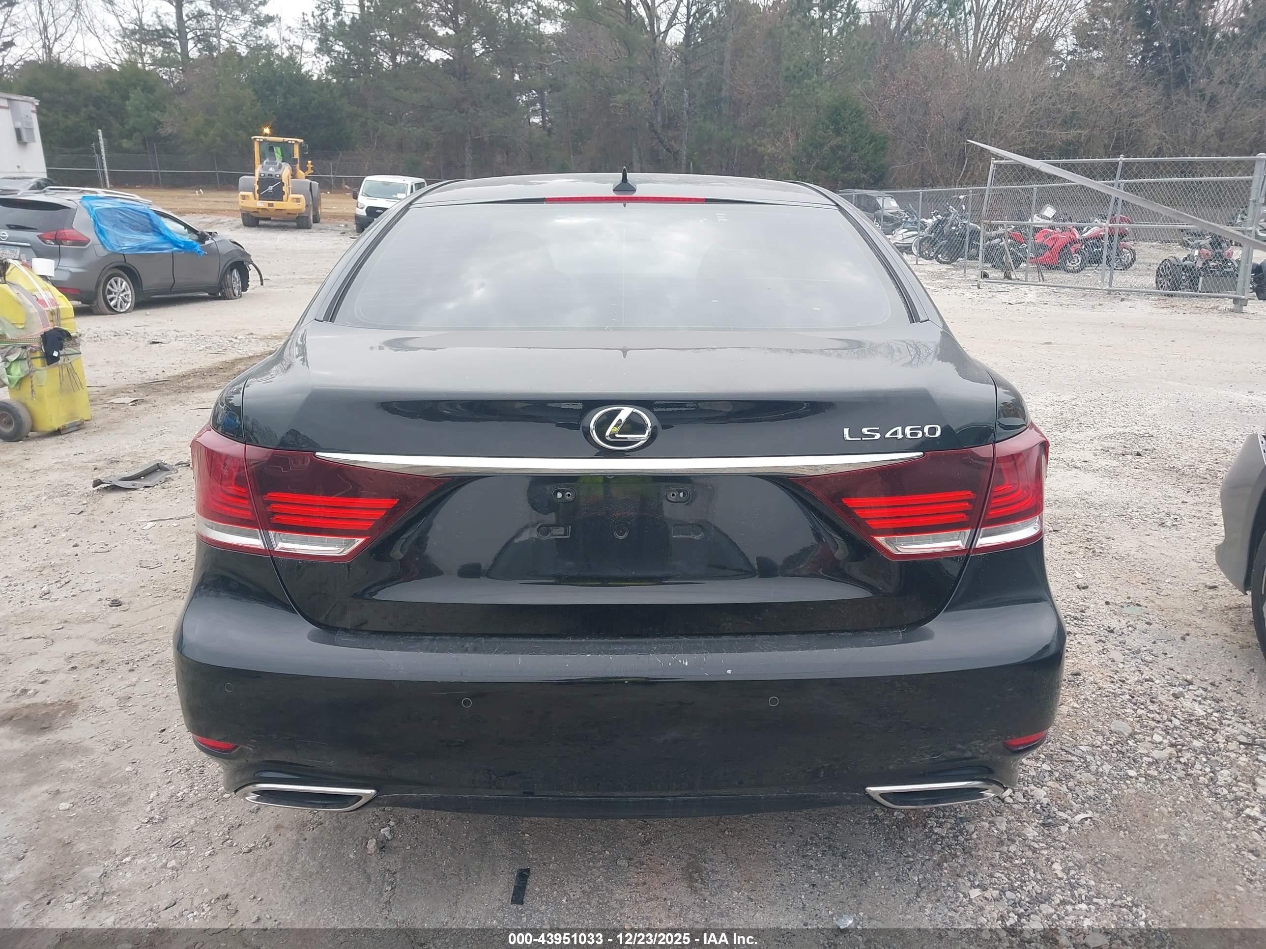 2013 Lexus Ls 460   Black vin: JTHBL5EF7D5123831