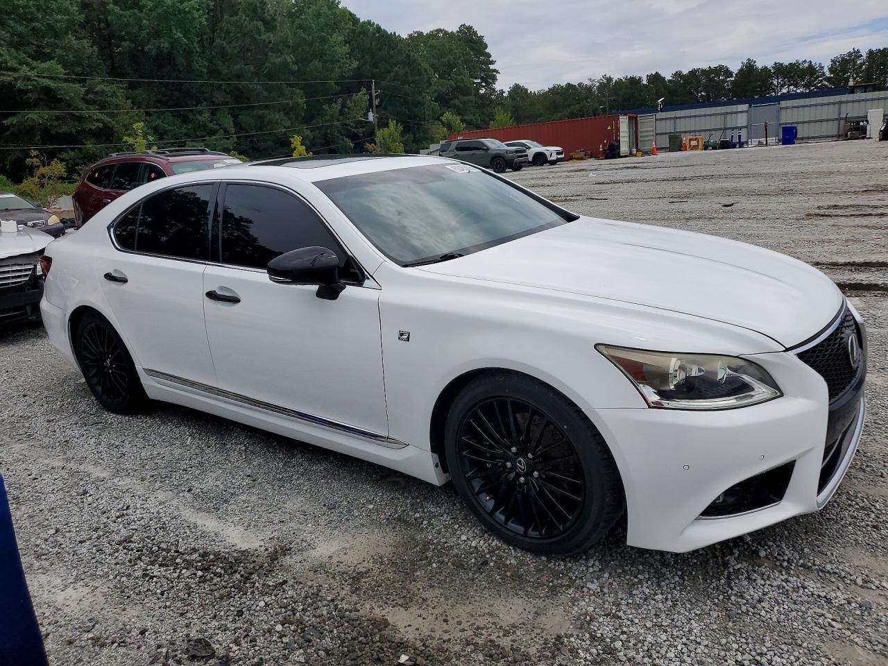 2015 Lexus Ls 460 Белый vin: JTHBL5EF7F5135884
