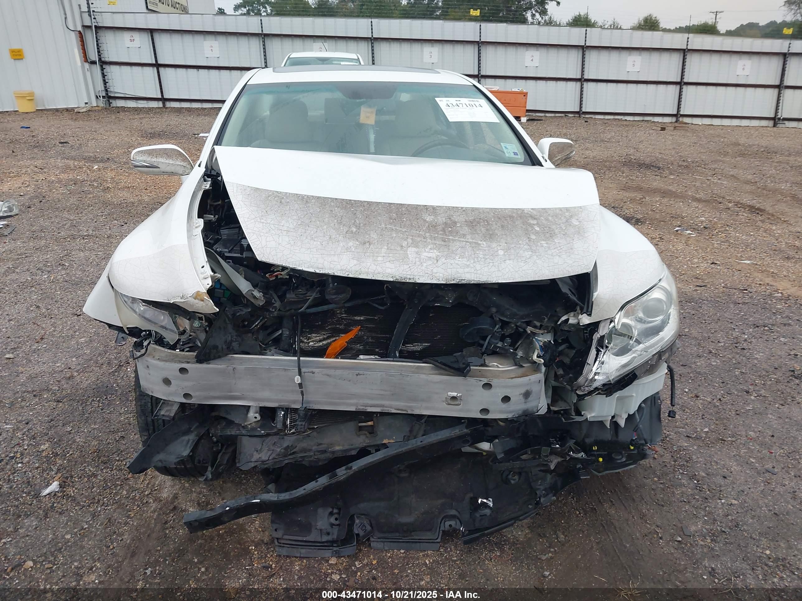 2010 Lexus Ls 460   Белый vin: JTHBL5EF8A5097459