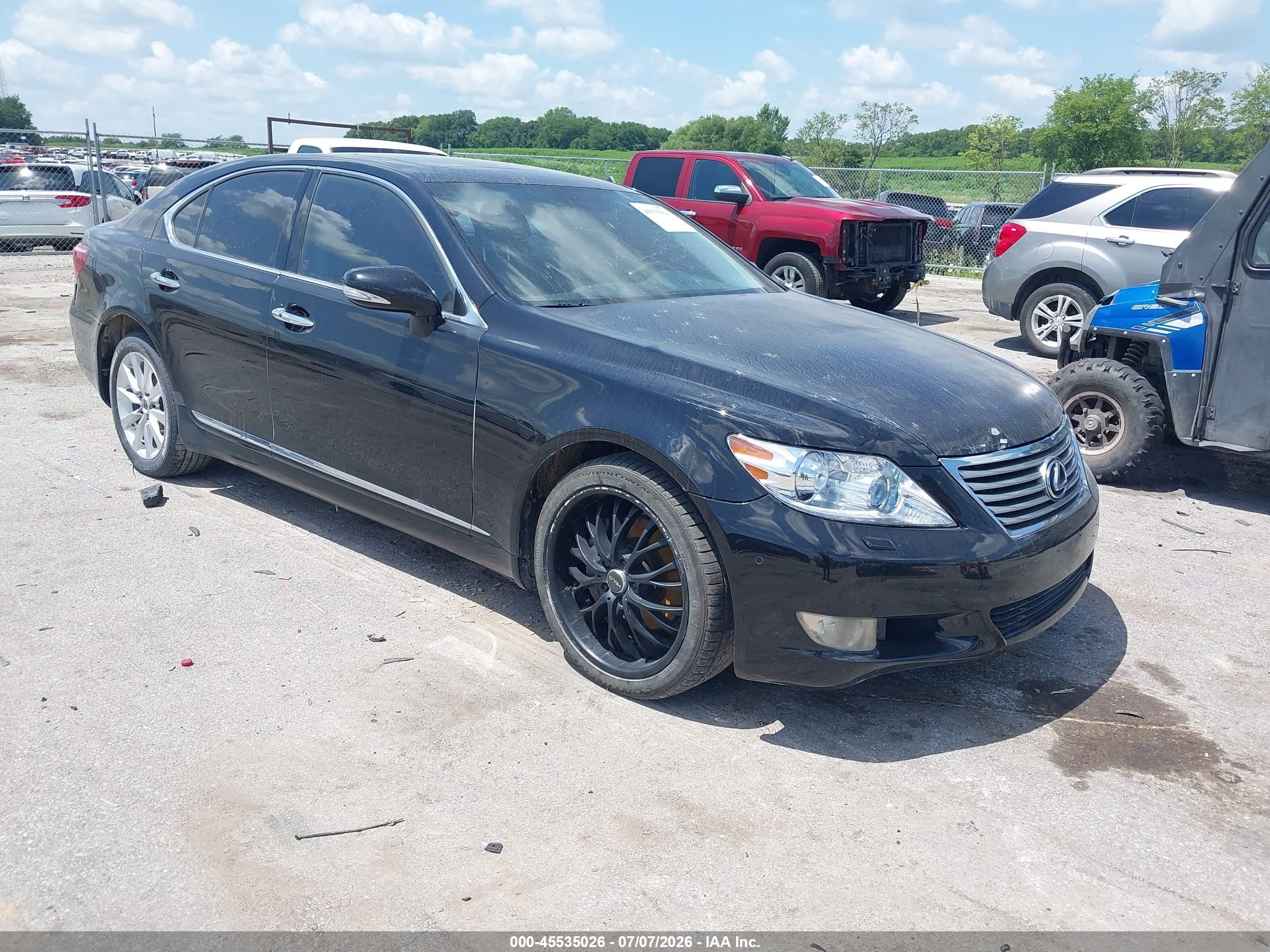 2010 Lexus Ls 460 Black vin: JTHBL5EF8A5098515