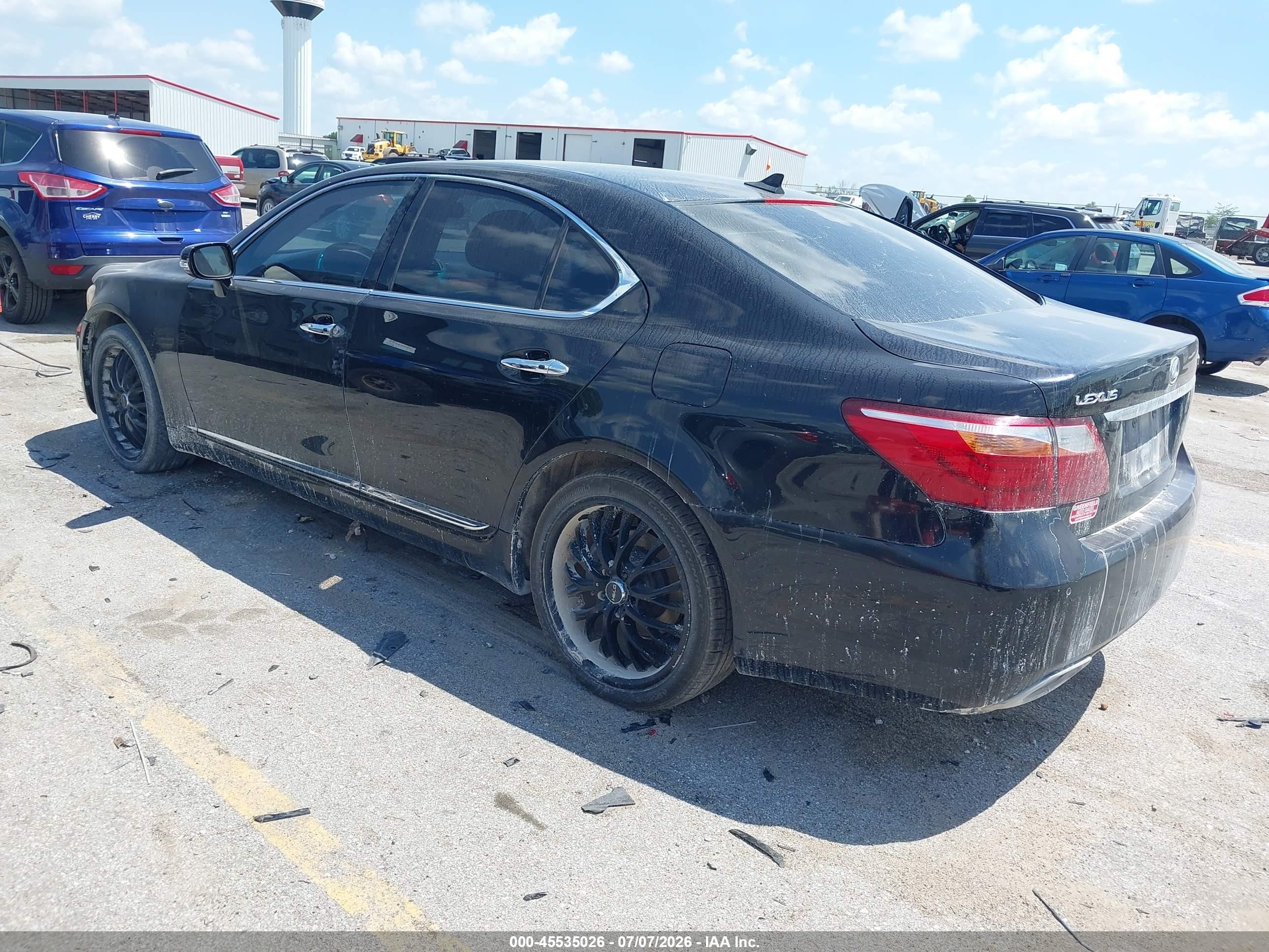 2010 Lexus Ls 460 Black vin: JTHBL5EF8A5098515