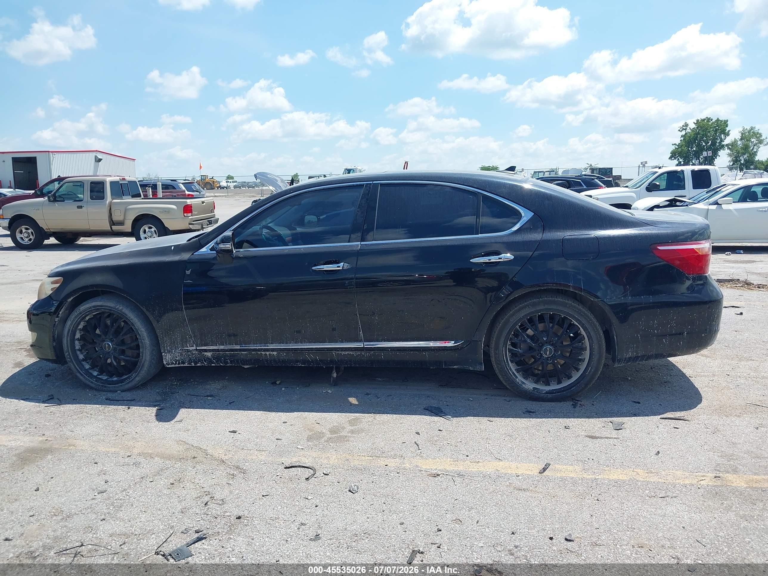 2010 Lexus Ls 460 Black vin: JTHBL5EF8A5098515