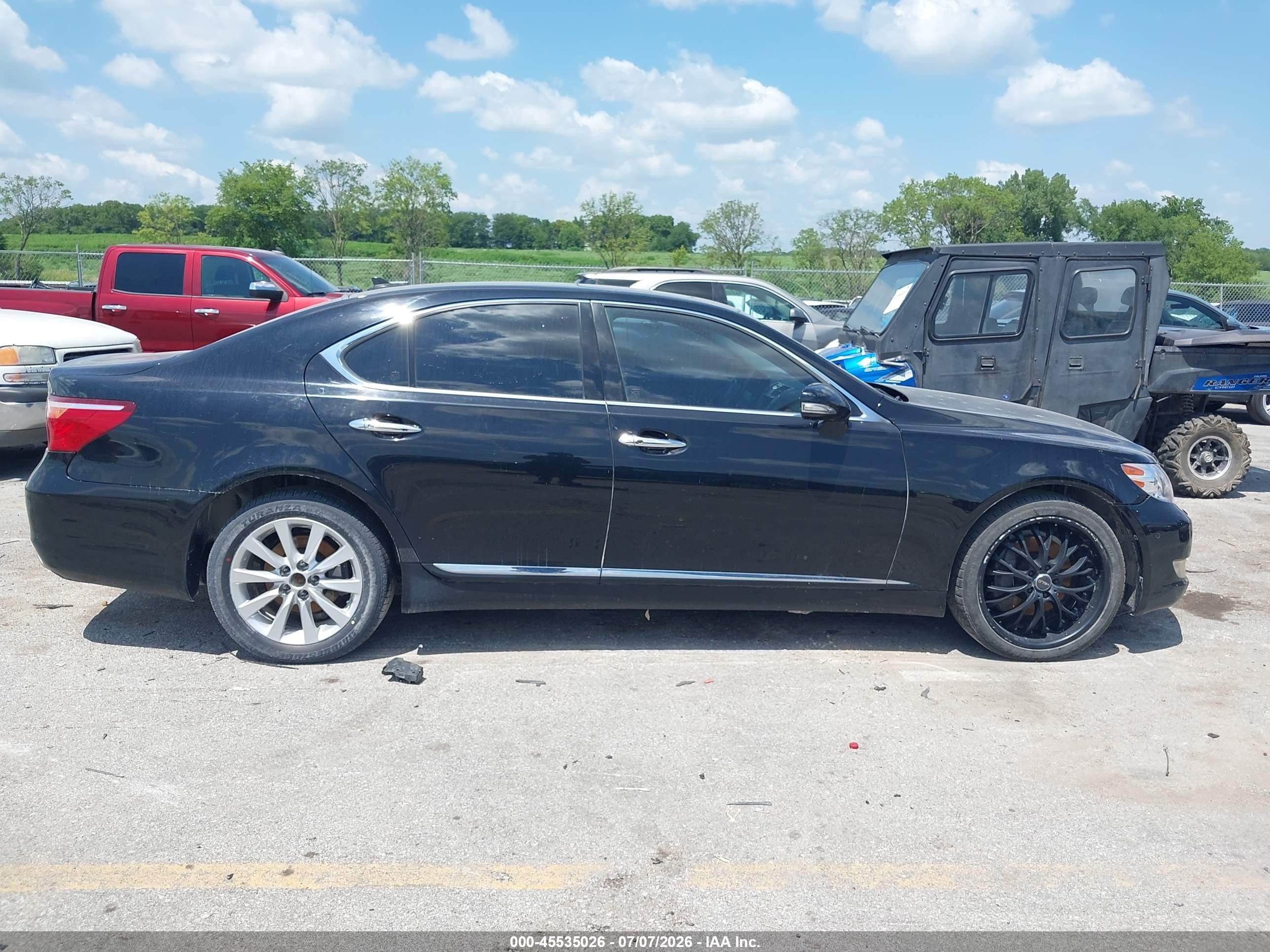 2010 Lexus Ls 460 Black vin: JTHBL5EF8A5098515