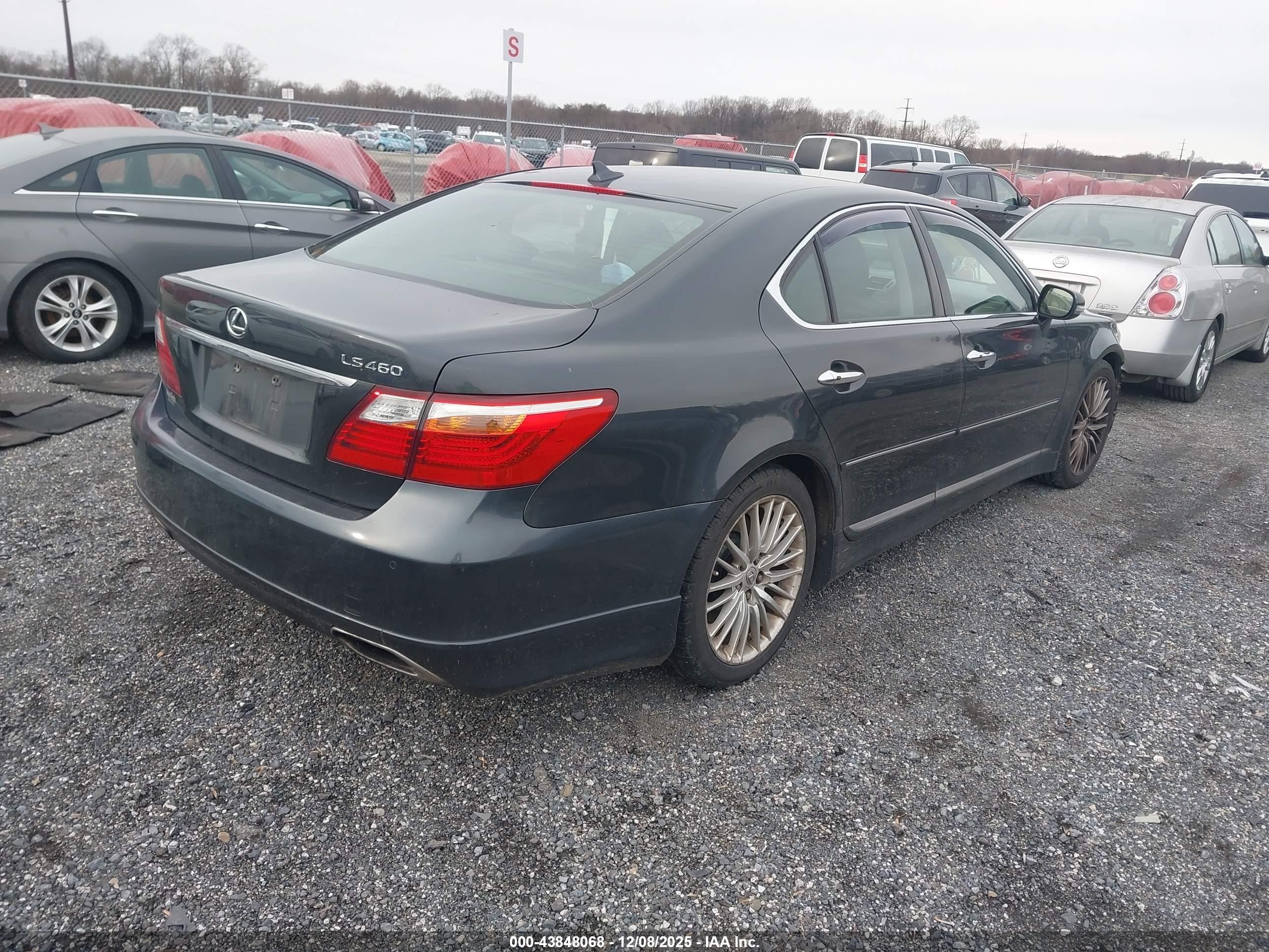 2011 Lexus Ls 460   Black vin: JTHBL5EF8B5102483