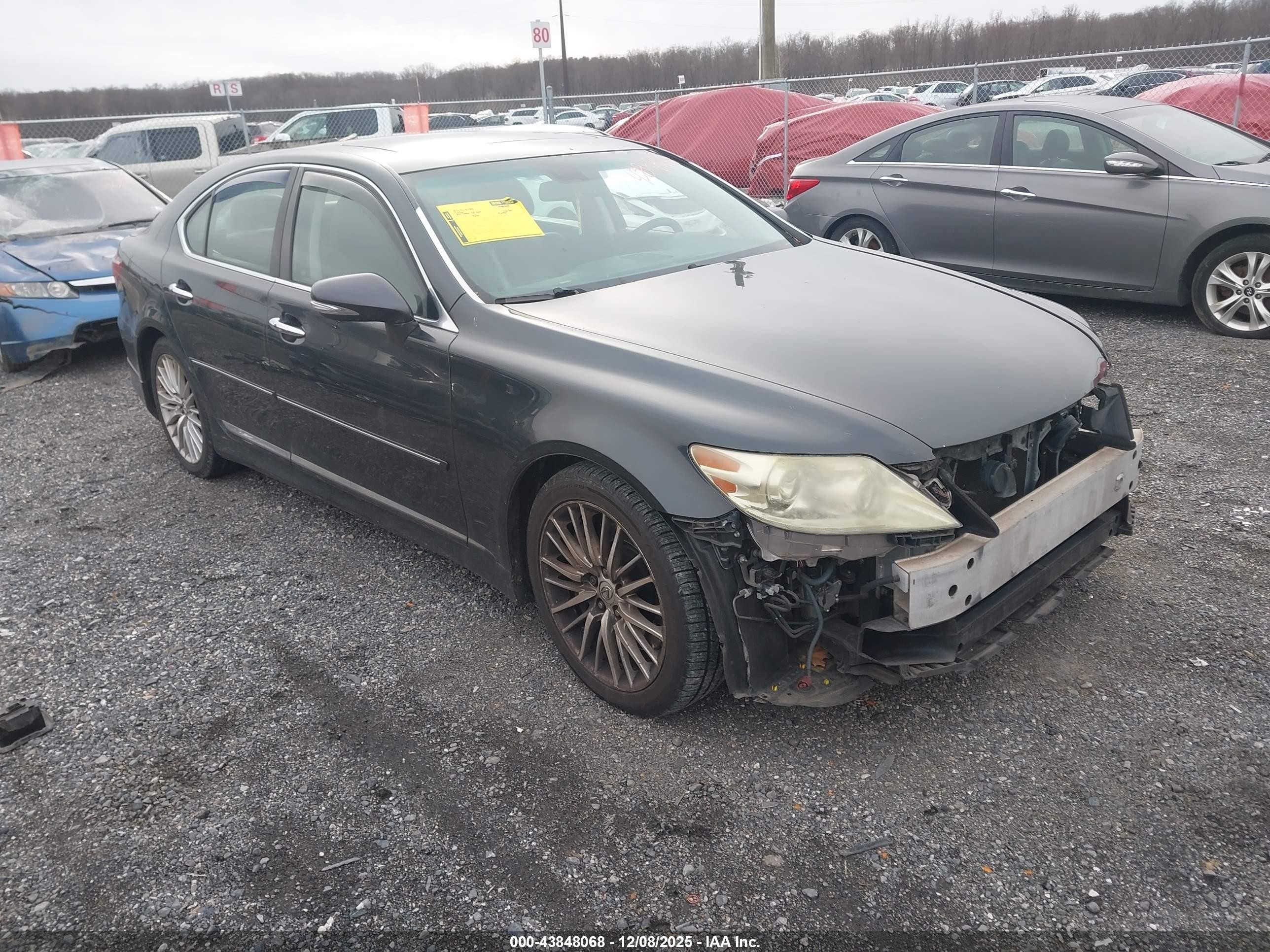 2011 Lexus Ls 460   Black vin: JTHBL5EF8B5102483