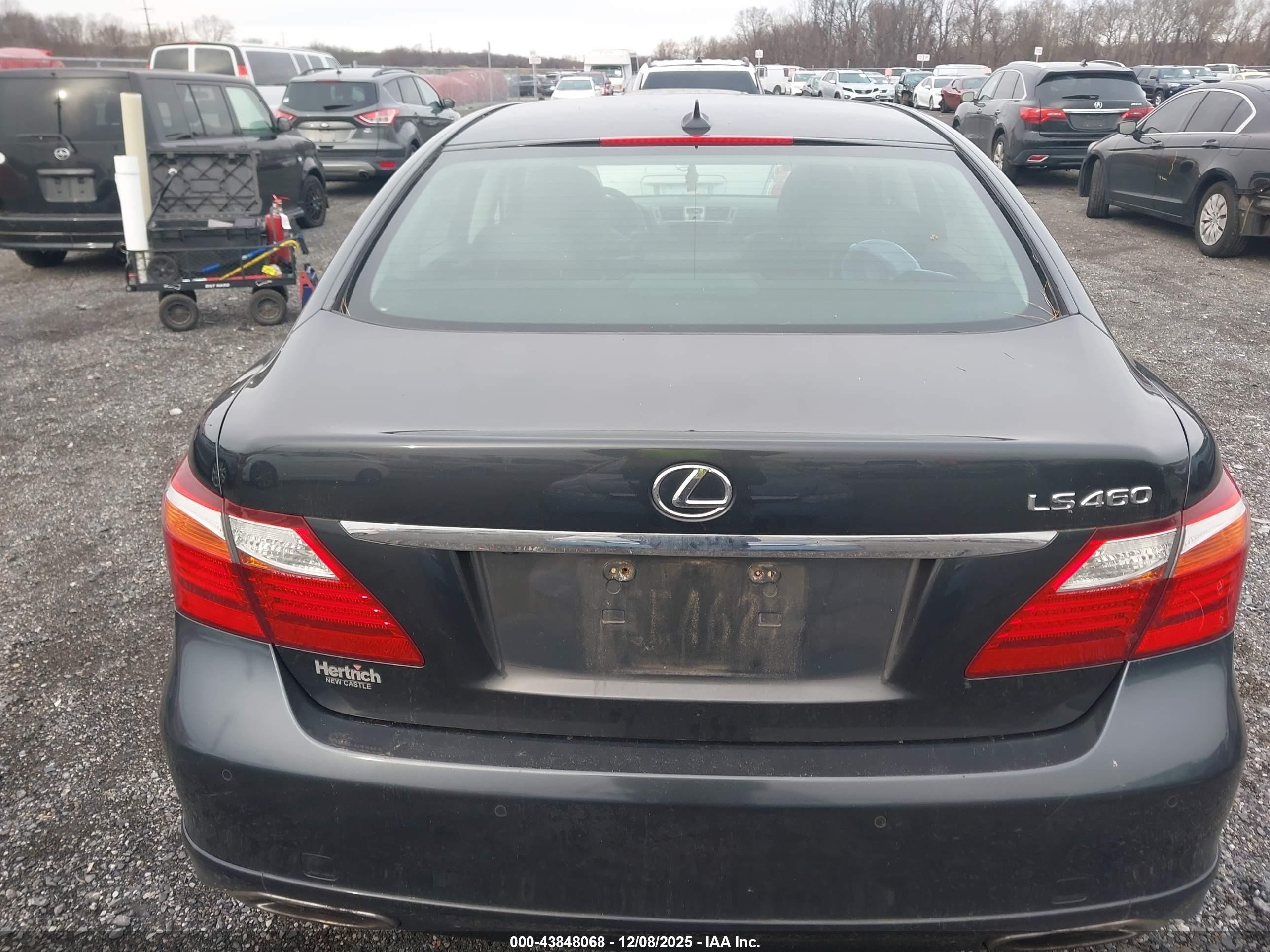 2011 Lexus Ls 460   Black vin: JTHBL5EF8B5102483