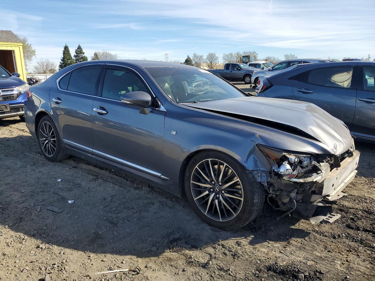 2013 Lexus Ls 460 Base Серый vin: JTHBL5EF8D5118332