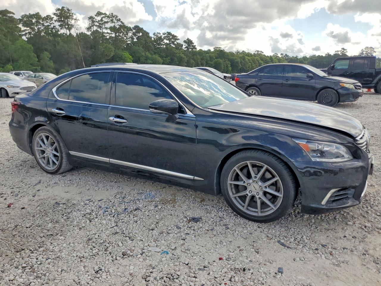 2013 Lexus Ls 460 Black vin: JTHBL5EF8D5119836